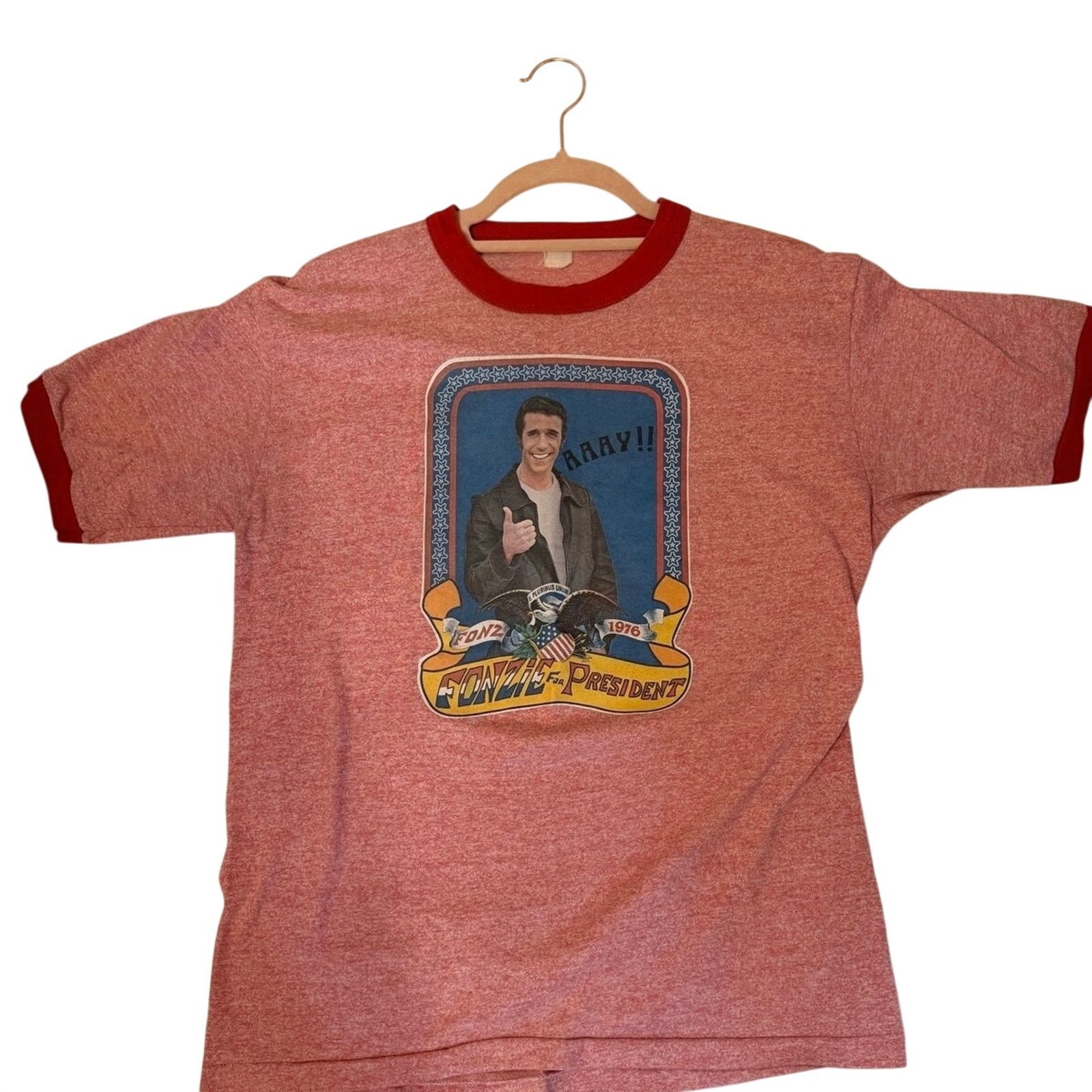 Vintage Vintage the Fonz / I’m with stupid tee shirt Size US M / EU 48-50 / 2 - 1 Thumbnail