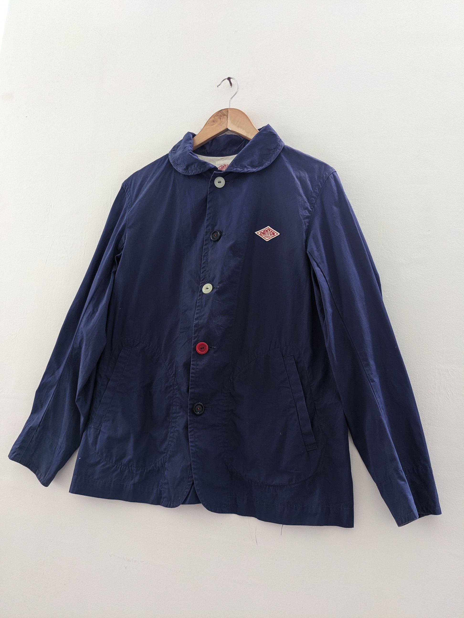 Danton × Le Grande Bleu (L.G.B.) × Vintage Vintage Danton Vetements de Travail Button Up Shirt Size M / US 6-8 / IT 42-44 - 2 Thumbnail