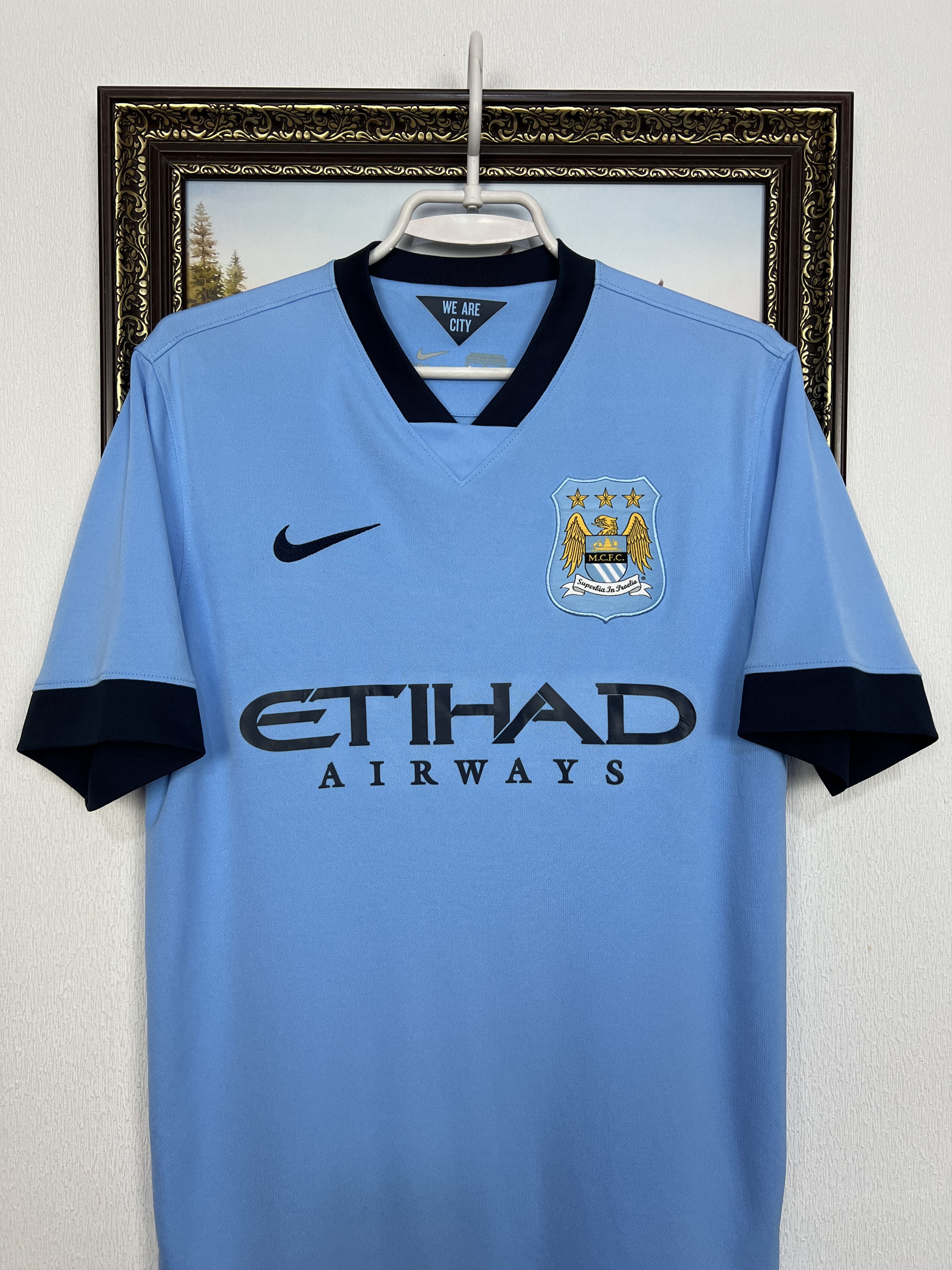 Nike Manchester City Home football shirt Soccer Jersey Trikot Size US S / EU 44-46 / 1 - 2 Thumbnail