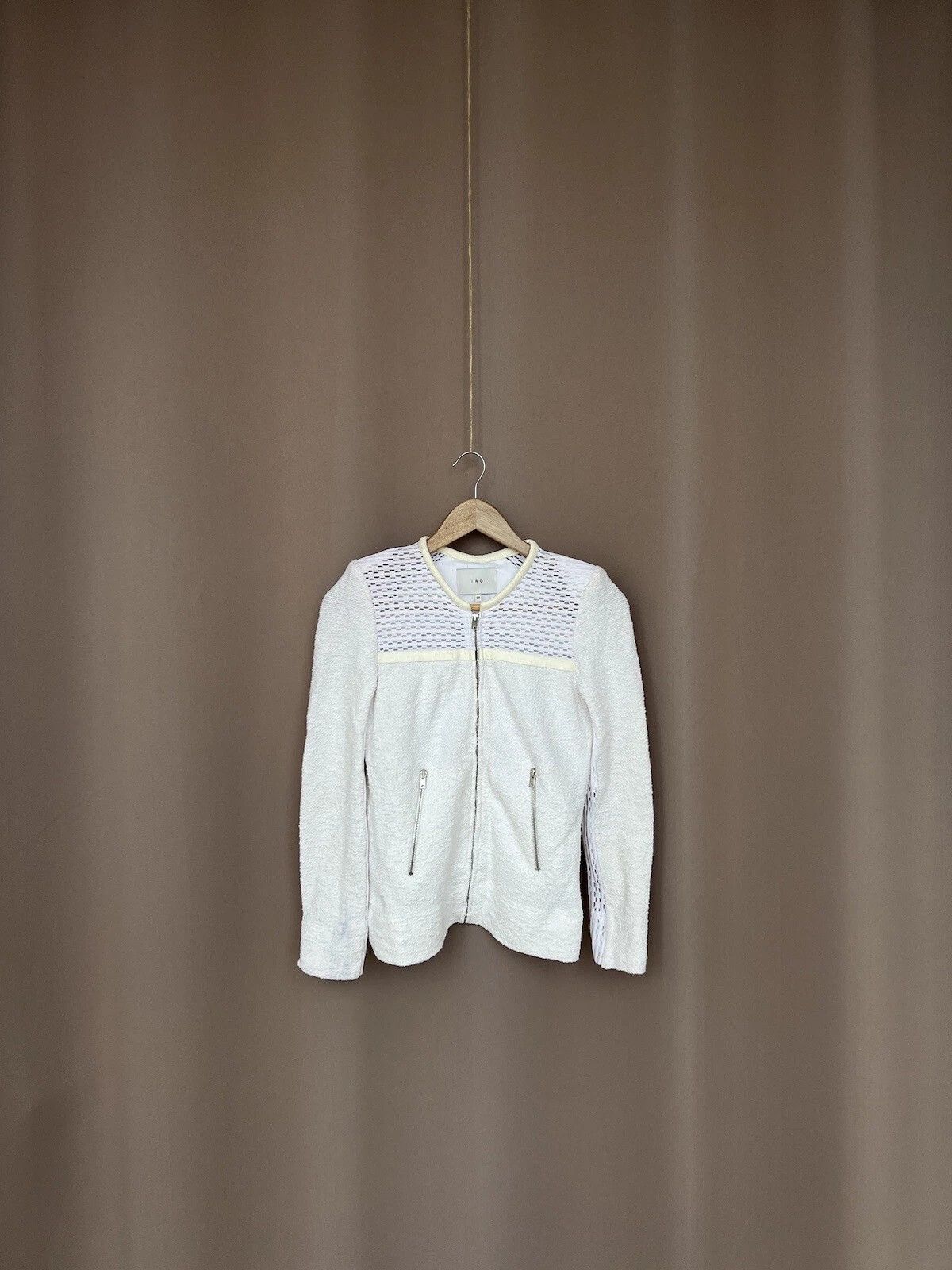 Iro Iro Hurley Zip Jacket Womens Size 38 or S Vintage Cardigan Size S / US 4 / IT 40 - 1 Thumbnail