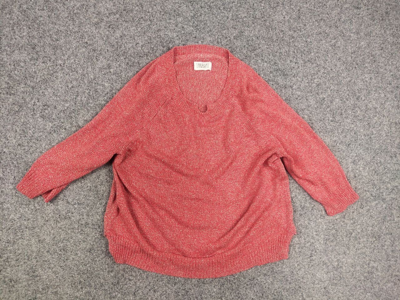 Other Toast Design Light Linen Cotton Blend Cropped Baggy sweater Size XXL / US 16-18 / IT 52-54 - 8 Thumbnail