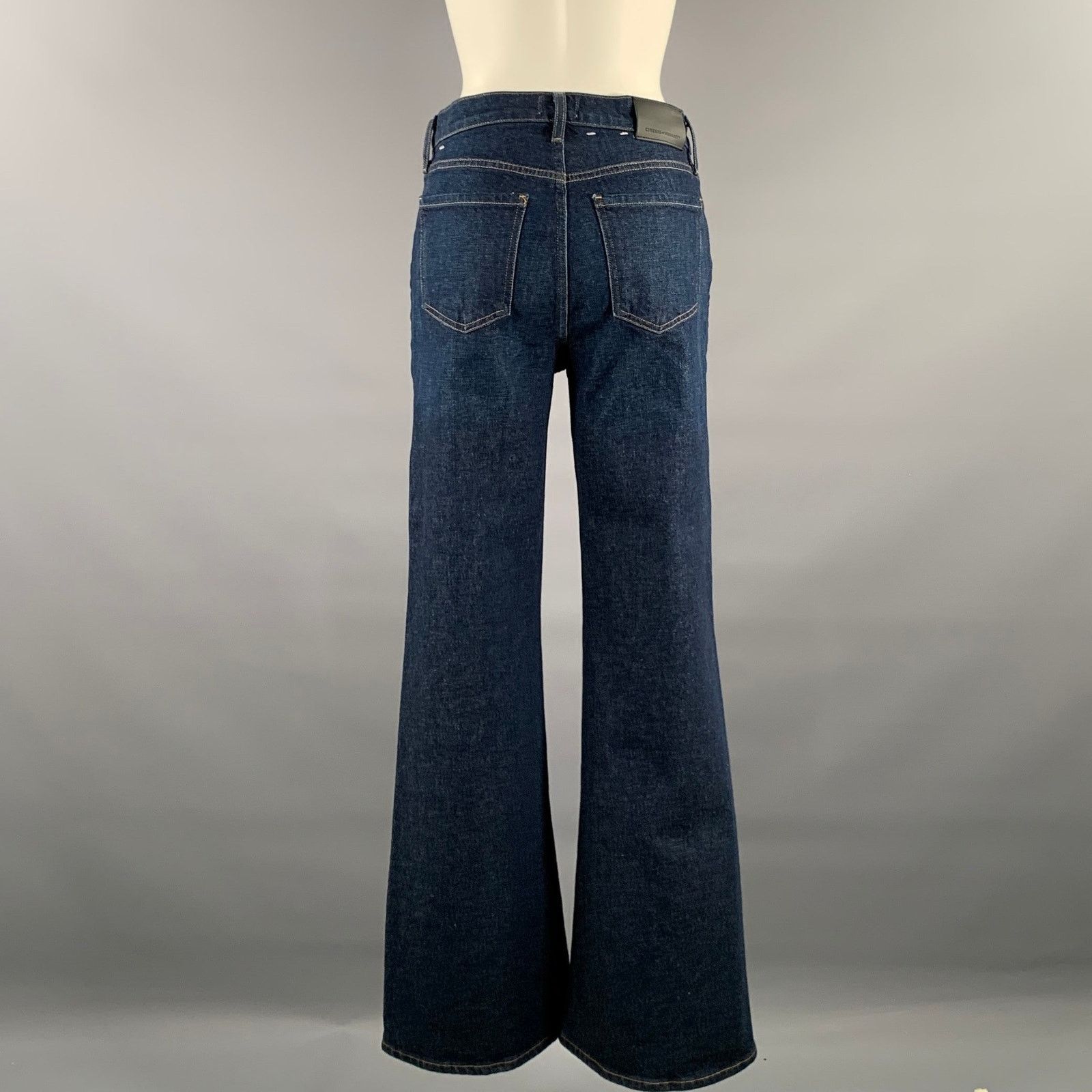 Citizens Of Humanity CITIZENS OF HUMANITY Size 26 Indigo Denim Flared Jeans Size 26" / US 2 / IT 38 - 2 Thumbnail