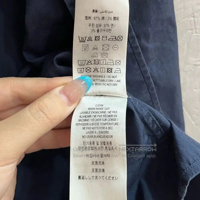 Burberry Burberry Blue Cotton Short Sleeve Shirt. Size US XS / EU 42 / 0 - 7 Thumbnail