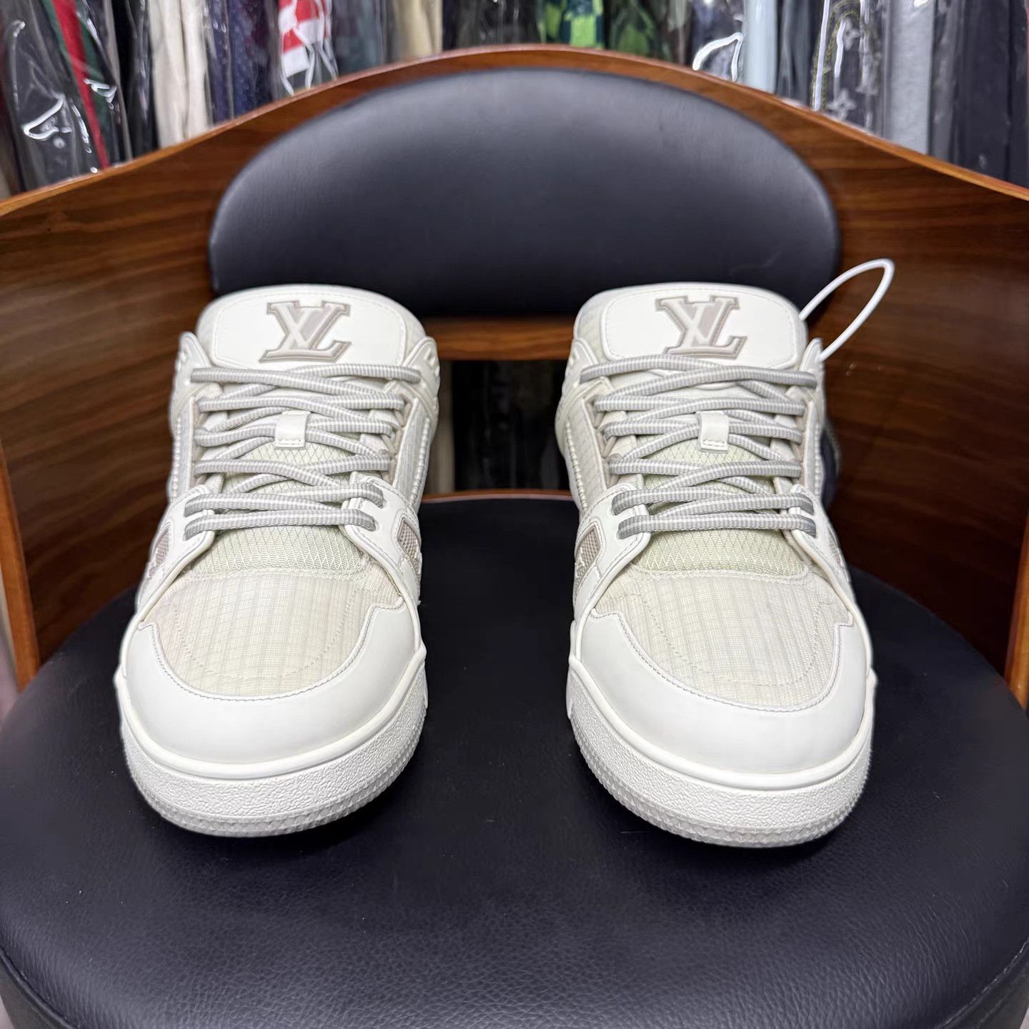 Louis Vuitton LV Trainer SS26 Grey Cement Ski Sneakers K15 Size US 7 / EU 40 - 2 Thumbnail