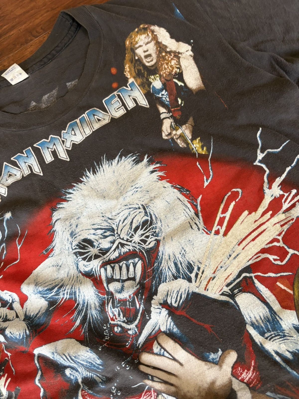 Vintage Vintage Iron Maiden 1993 Tee Size US XL / EU 56 / 4 - 3 Thumbnail