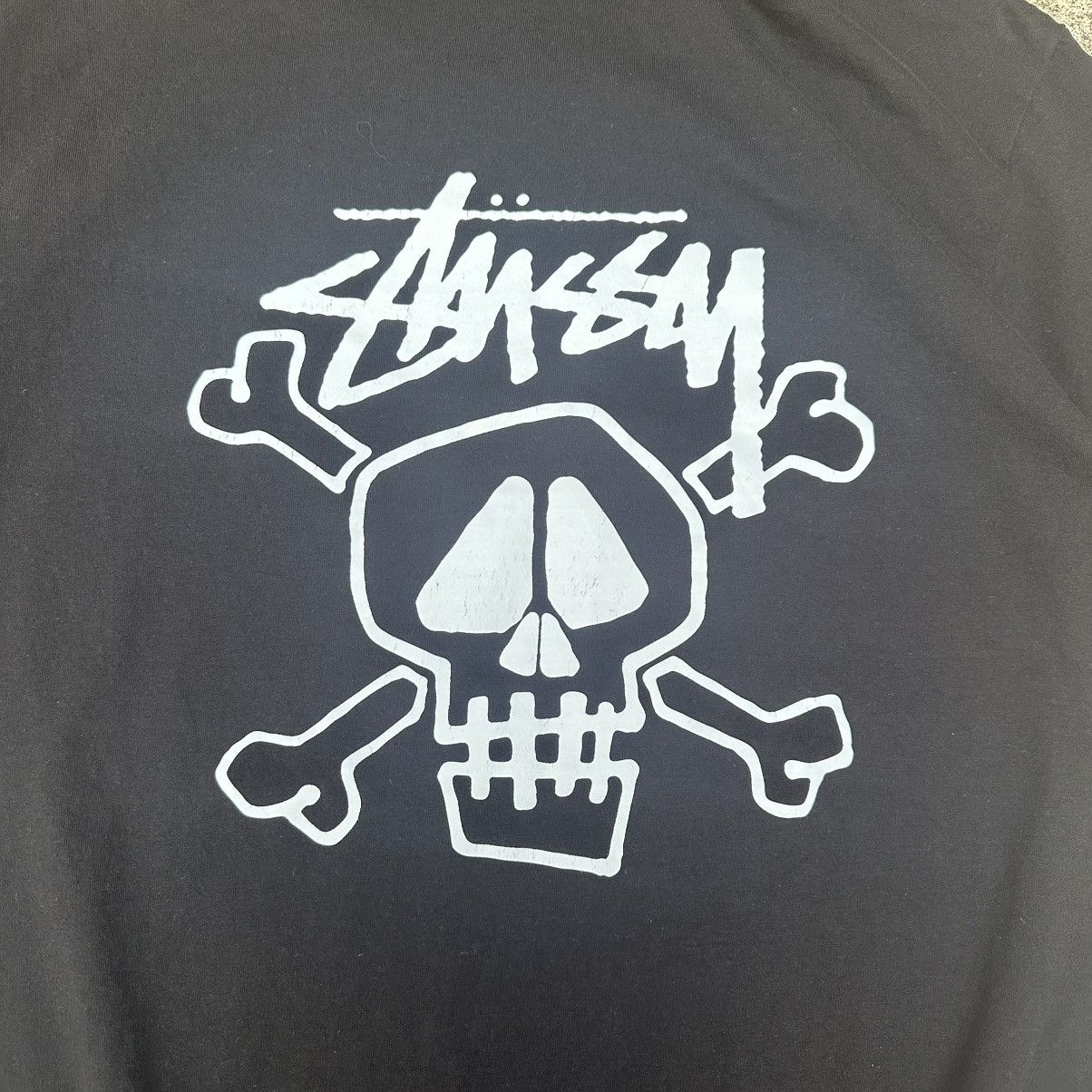 Stussy Black Stussy Skull Crossbones t-Shirt Size Large Size US L / EU 52-54 / 3 - 2 Thumbnail