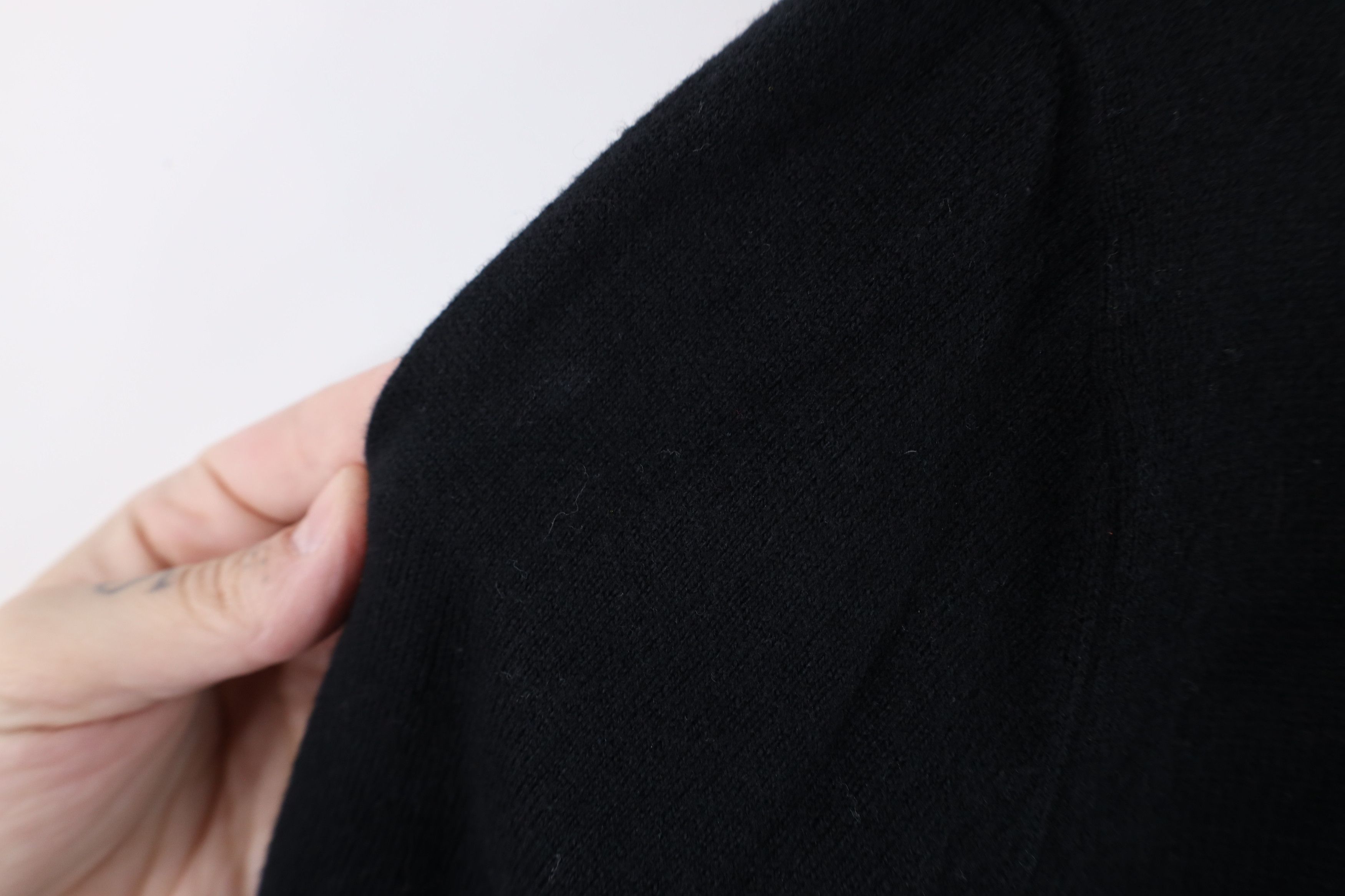 Lands' End × Vintage Vintage Lands End Duck Cashmere Blend Knit Sweater Black Size S / US 4 / IT 40 - 5 Thumbnail