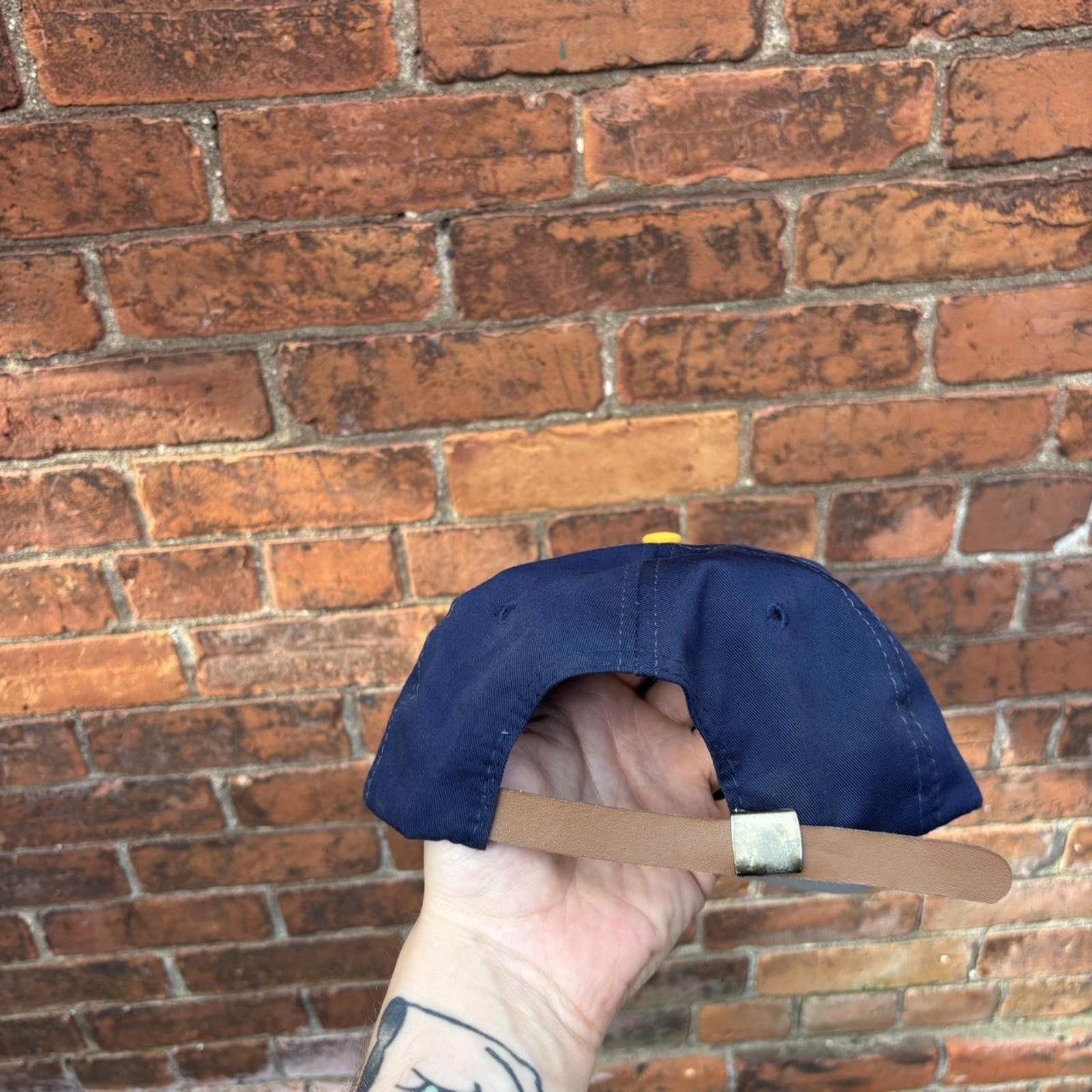 Other vintage university of Michigan strap back hat 90s OS Size ONE SIZE - 5 Thumbnail