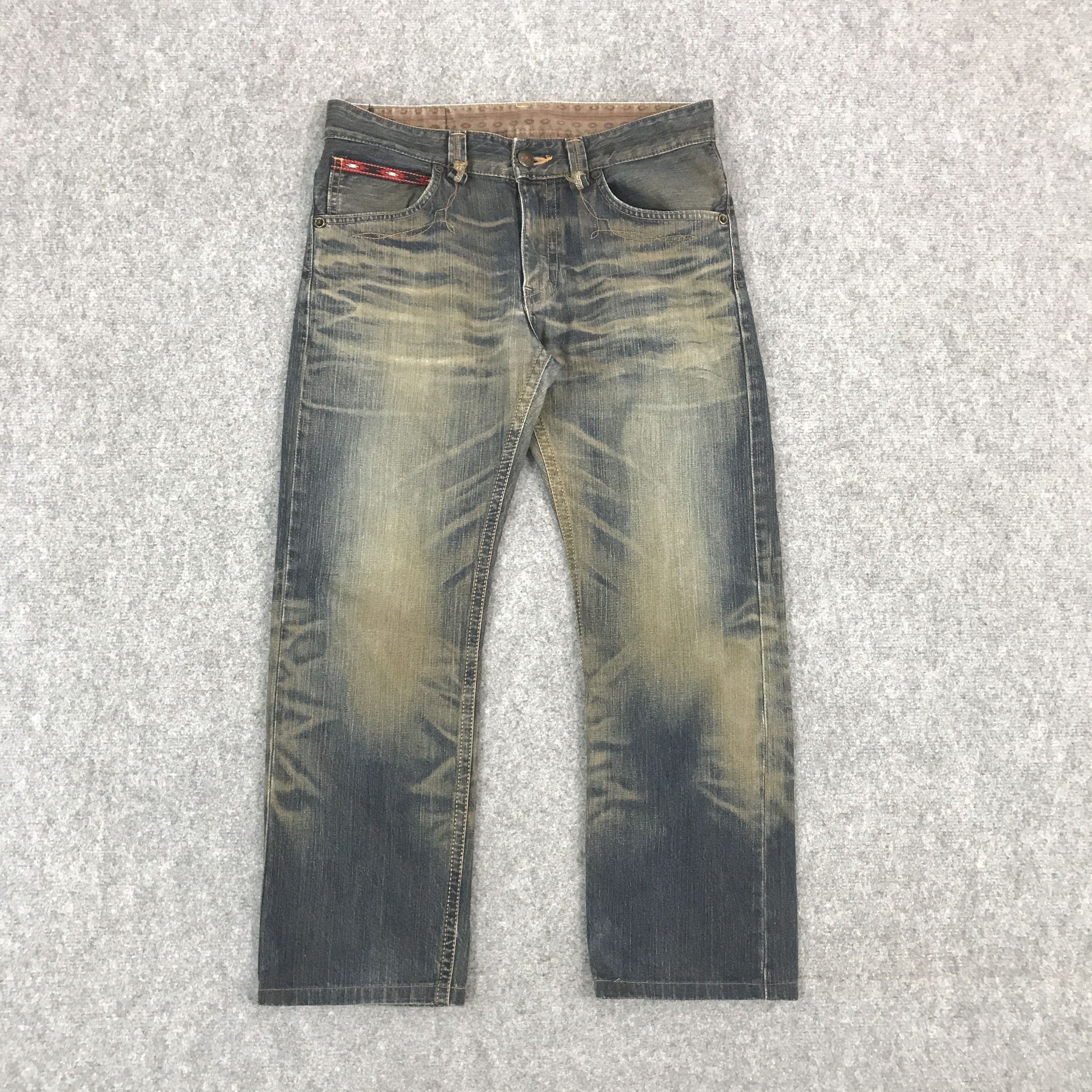 Designer × Edwin × Japanese Brand BAGGY EDWIN JAPAN RUSTY DENIM JEANS Size US 32 / EU 48 - 1 Thumbnail