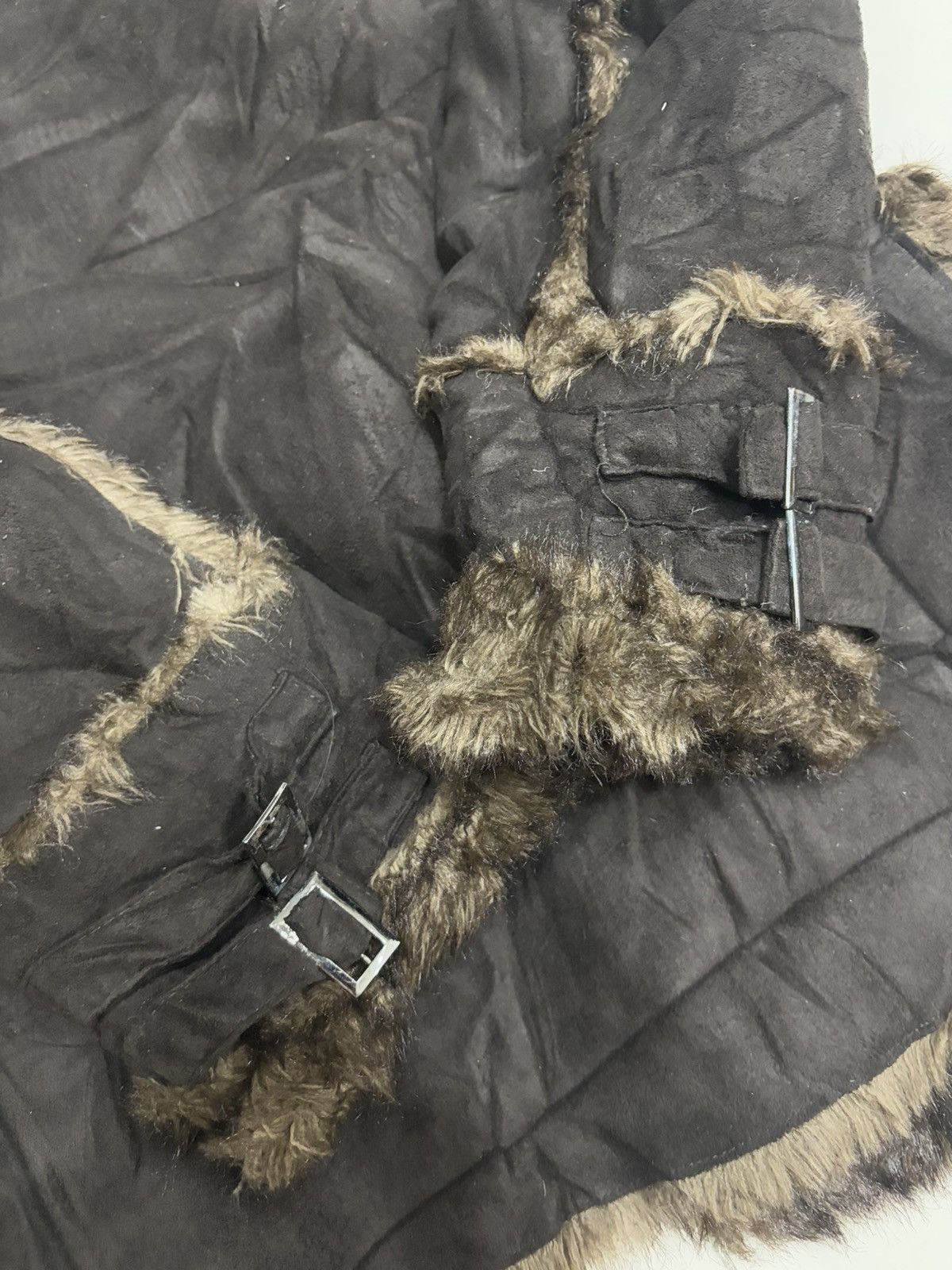 Balmain × Vintage Archival Balmain faux fur shearling jacket Size S / US 4 / IT 40 - 13 Thumbnail
