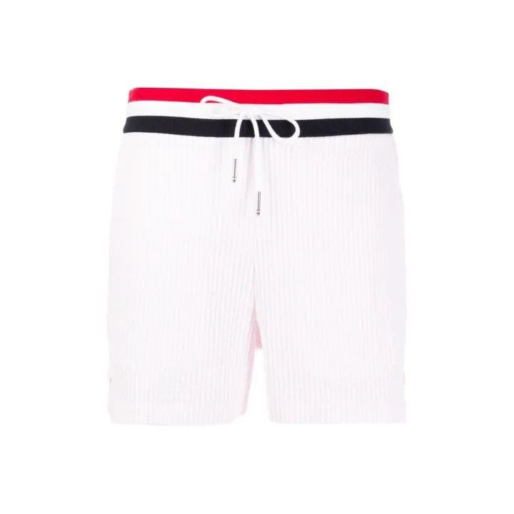 Thom Browne Thom Browne Three-Color Striped Casual Shorts -2507 Size 39" - 7 Thumbnail