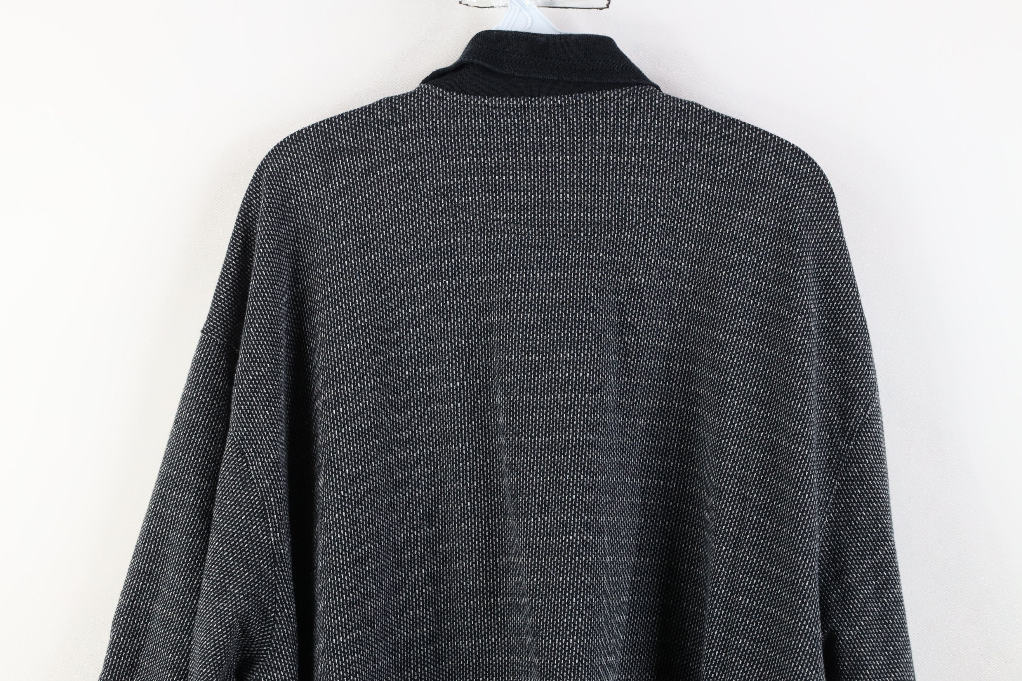 Vintage Vintage 90s Streetwear Striped Knit Collared Golf Polo Shirt Size US XXL / EU 58 / 5 - 9 Thumbnail