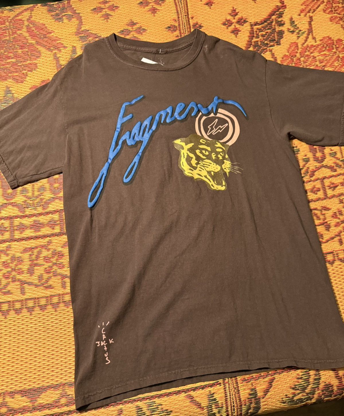 Travis Scott Travis Scott Cactus Jack x Fragment T Shirt Size US L / EU 52-54 / 3 - 1 Thumbnail