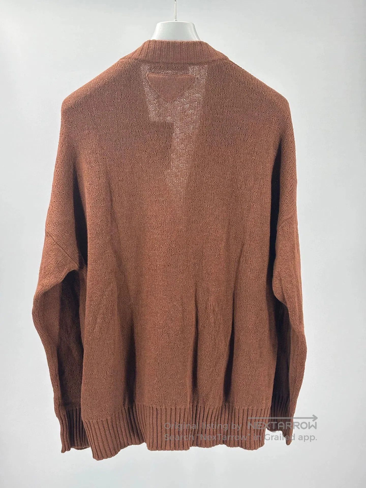 Prada Prada Men's Cardigan in Tobacco Brown. Size US M / EU 48-50 / 2 - 3 Thumbnail