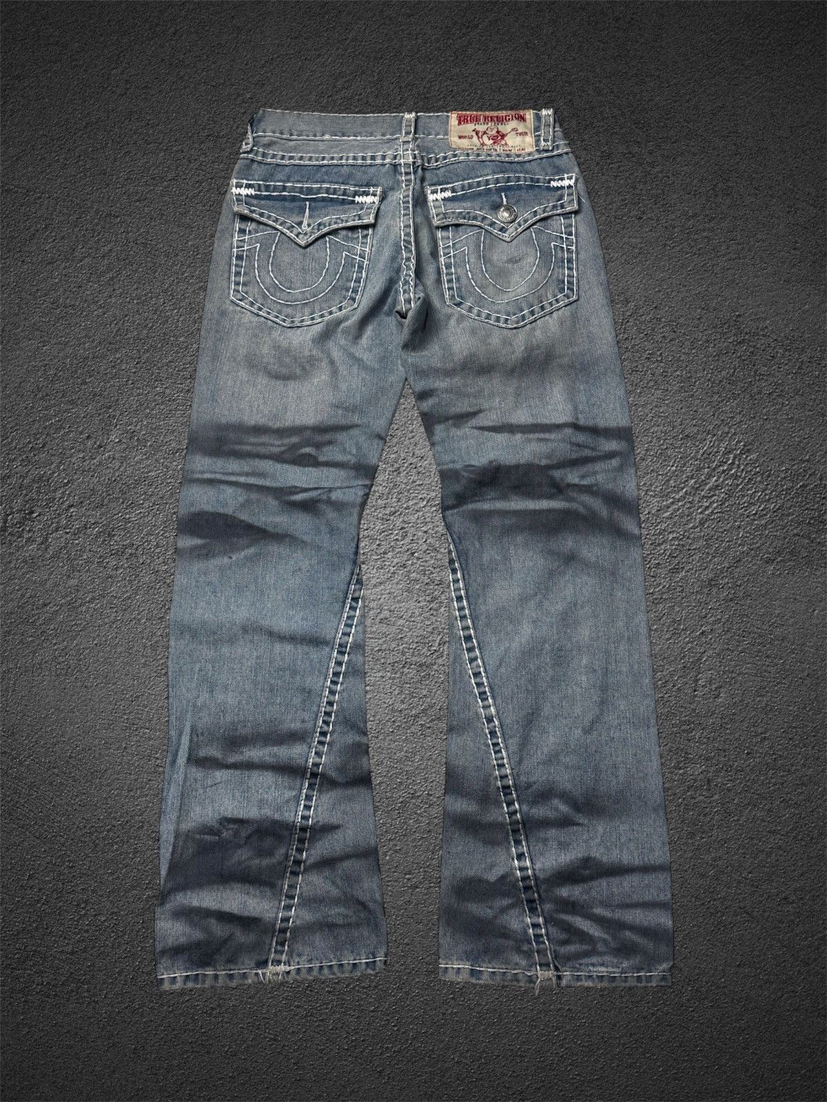 If Six Was Nine × Japanese Brand × True Religion true religion flared distressed denim jeans Size US 30 / EU 46 - 2 Thumbnail
