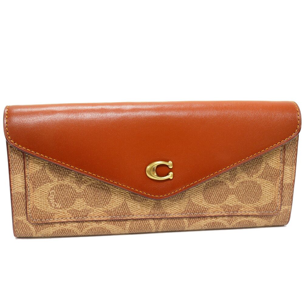 Coach Coach COACH Wyn Soft Wallet Long Wallet Leather Long Wallet C2327 DUTY FREE for USA Size ONE SIZE - 1 Thumbnail