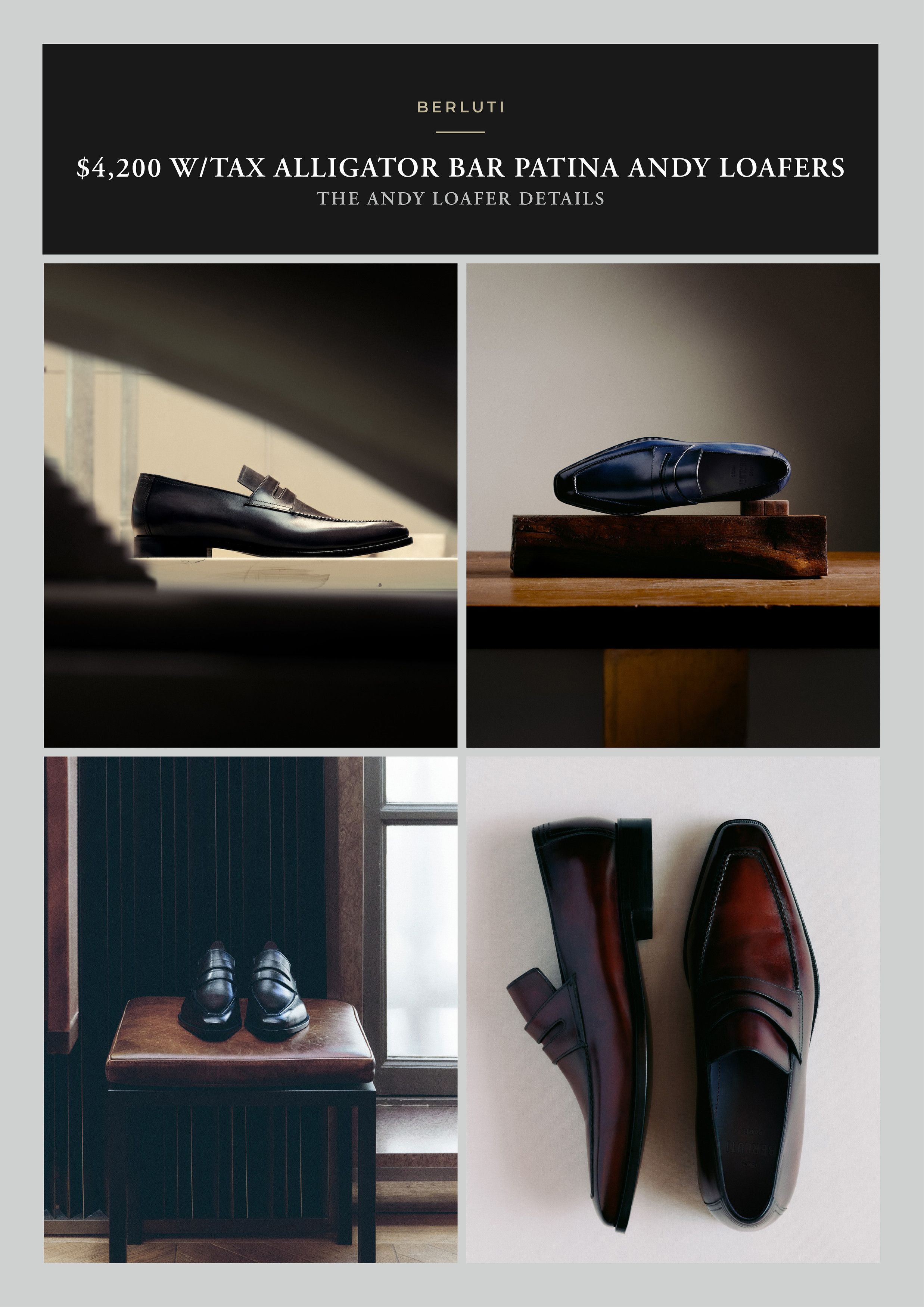 Berluti Ultimate Ultra-Rare $4,200 Alligator Loafers Godly Details Size US 8.5 / EU 41-42 - 8 Thumbnail
