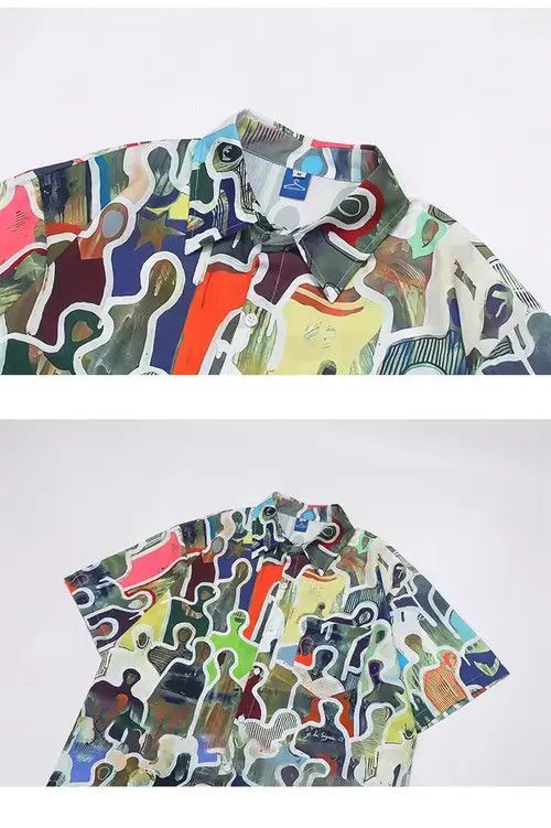 Other Oversized Casual Shirt Mans American Personalized Printing Size US XL / EU 56 / 4 - 4 Thumbnail