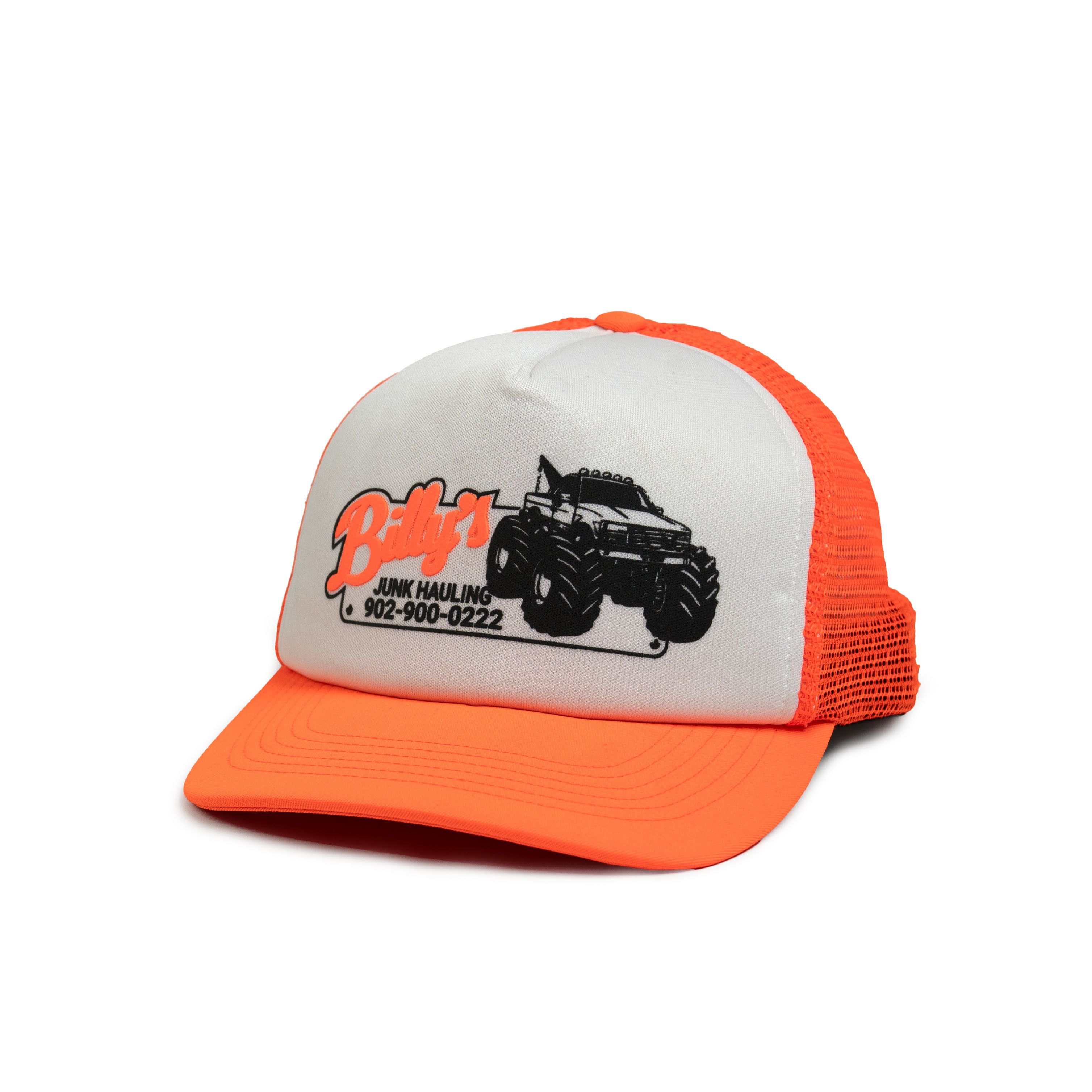 Billy Hill Billy Hill 2023 Junk Hauling Orange Trucker Hat Size ONE SIZE - 2 Thumbnail