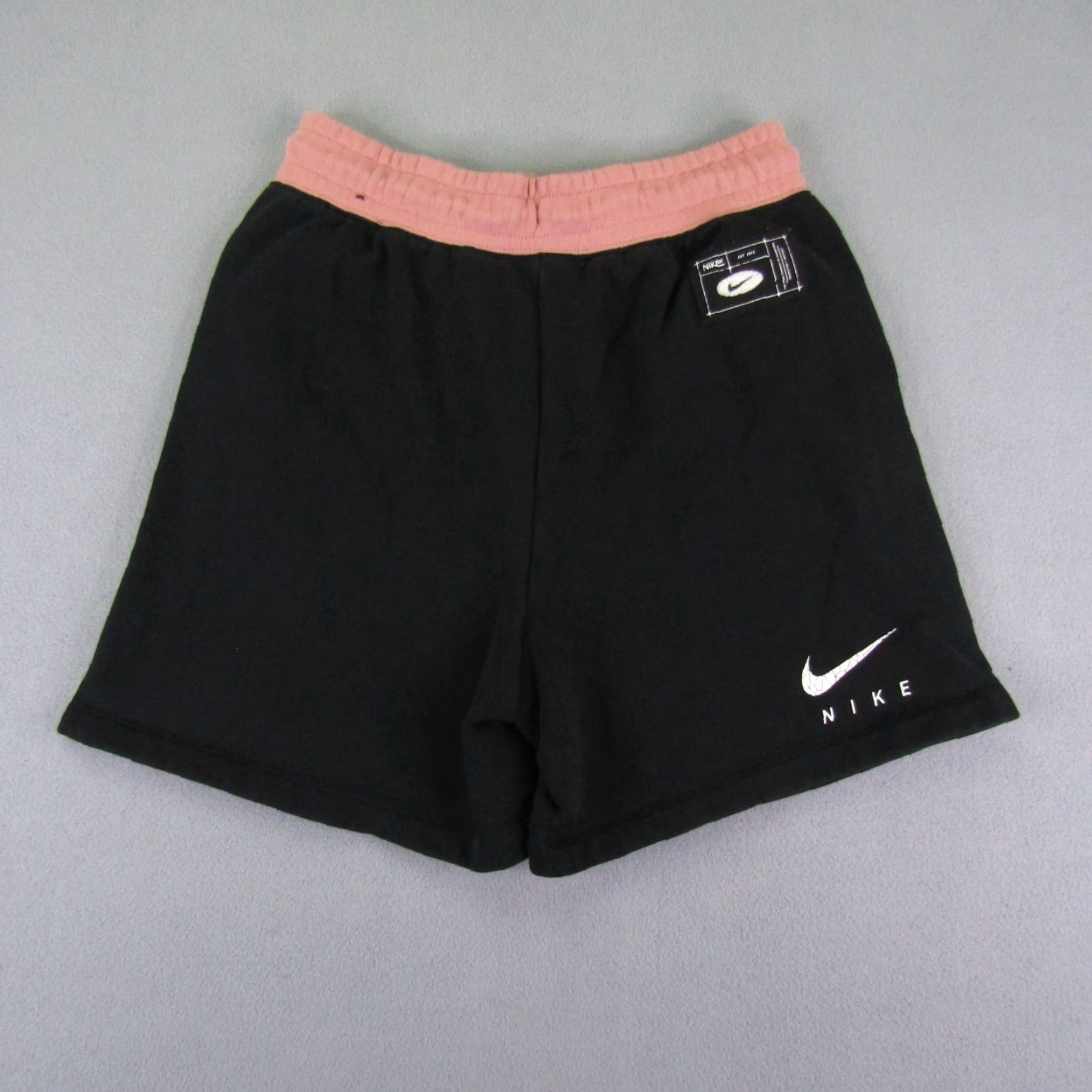 Nike Nike Shorts Womens Small Black Pink Camo French Terry Sweats Joggers Athletic Size 28" / US 6 / IT 42 - 5 Thumbnail