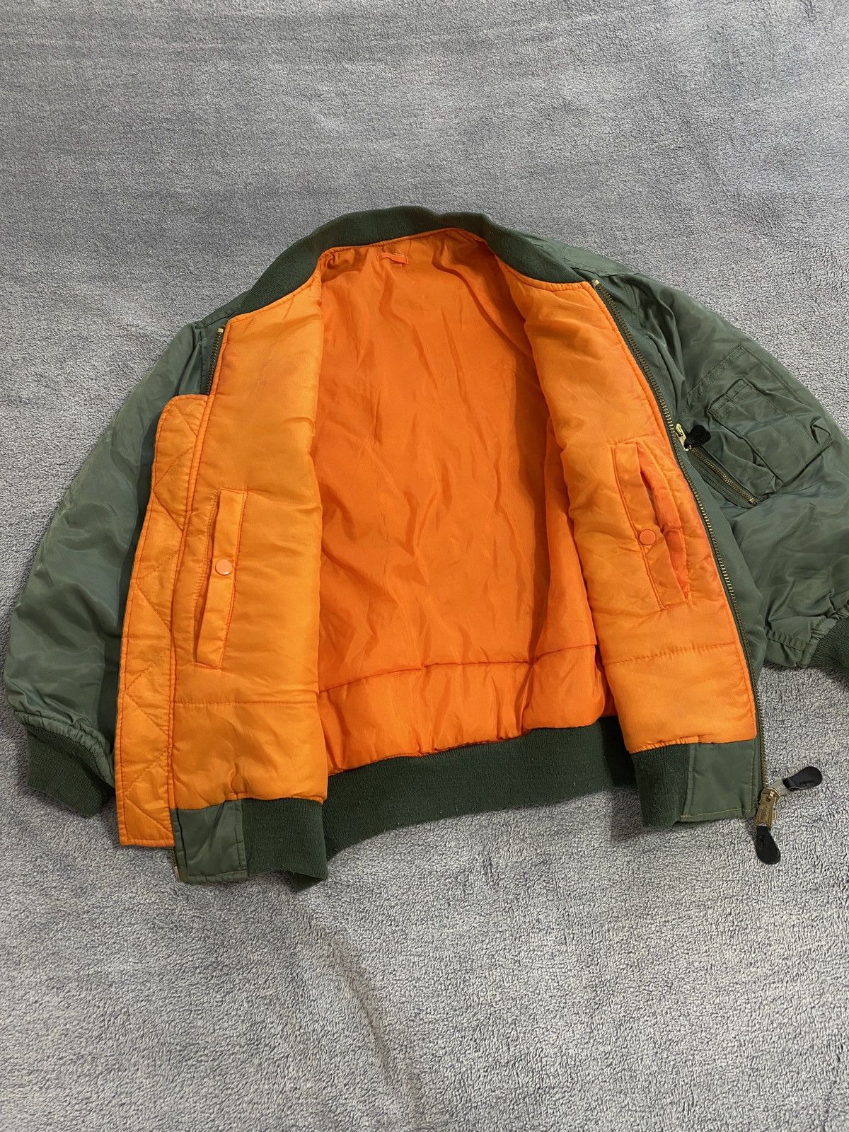 Other Vintage 90s Reversible bomber MA1 Military jacket Flayers Size US M / EU 48-50 / 2 - 6 Thumbnail