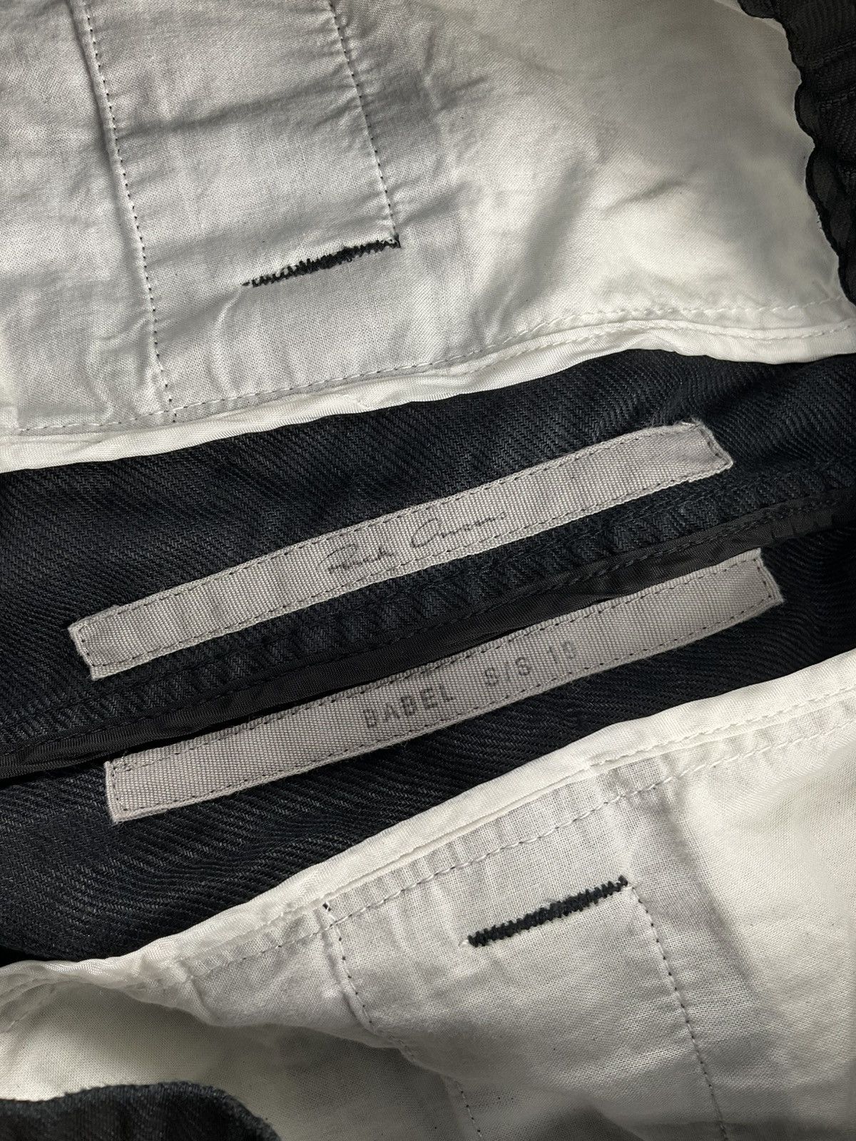 Rick Owens Rick Owens Babel S/S'19 Waxed Track Pants Size US 32 / EU 48 - 10 Thumbnail