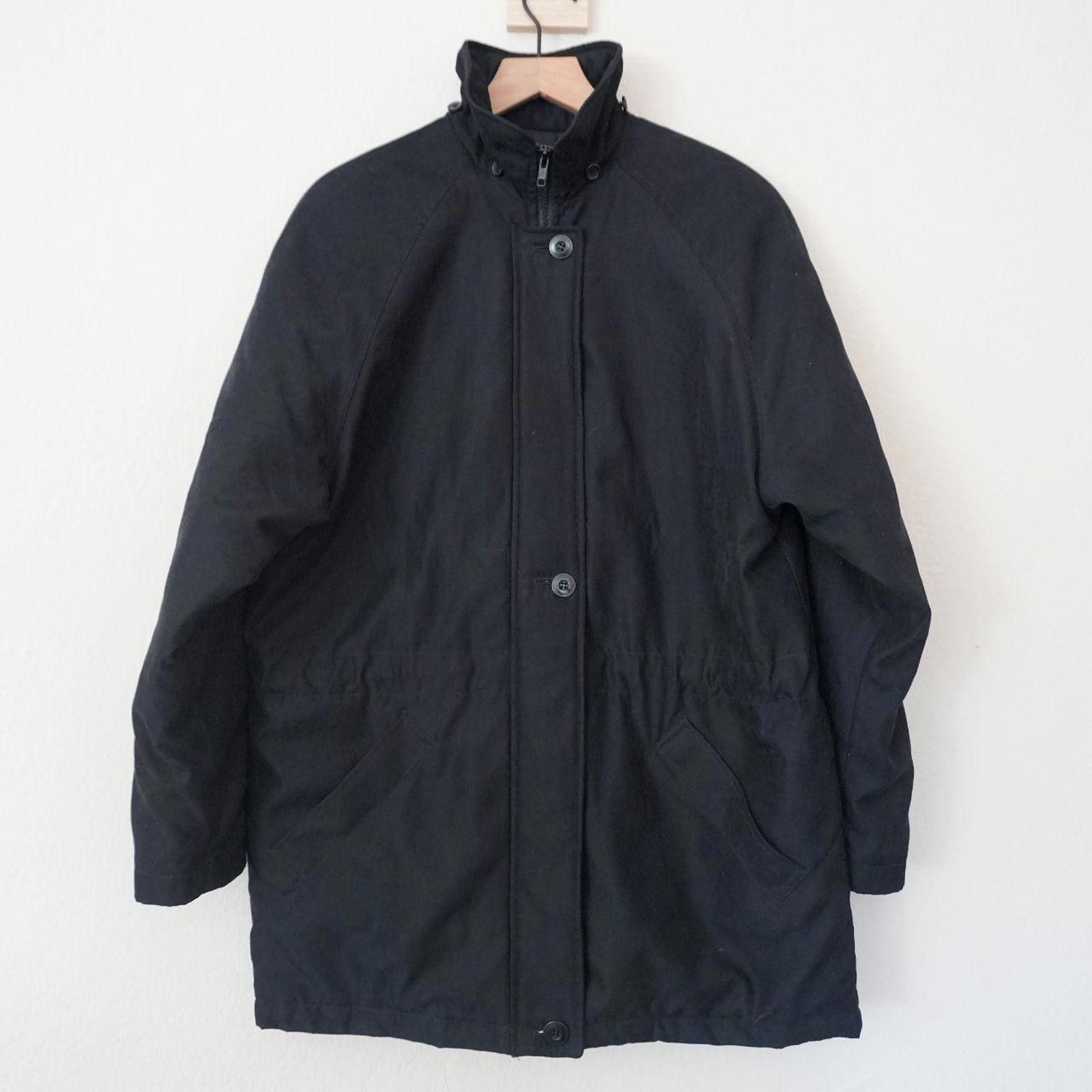 London Fog London Fog Coat Men's M Black Suede Full Zip Button Down Size US M / EU 48-50 / 2 - 1 Thumbnail