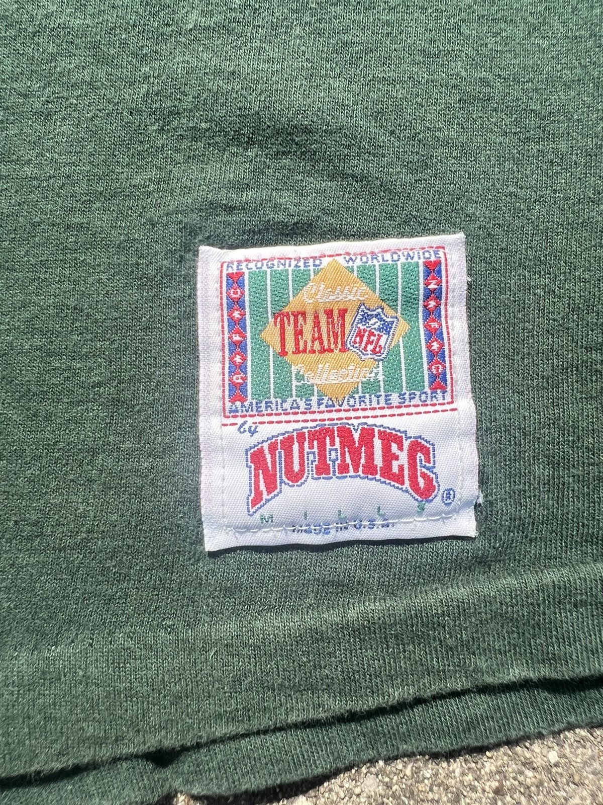 Nutmeg × Vintage Vintage Green Bay Packers T-shirt Size US L / EU 52-54 / 3 - 4 Thumbnail