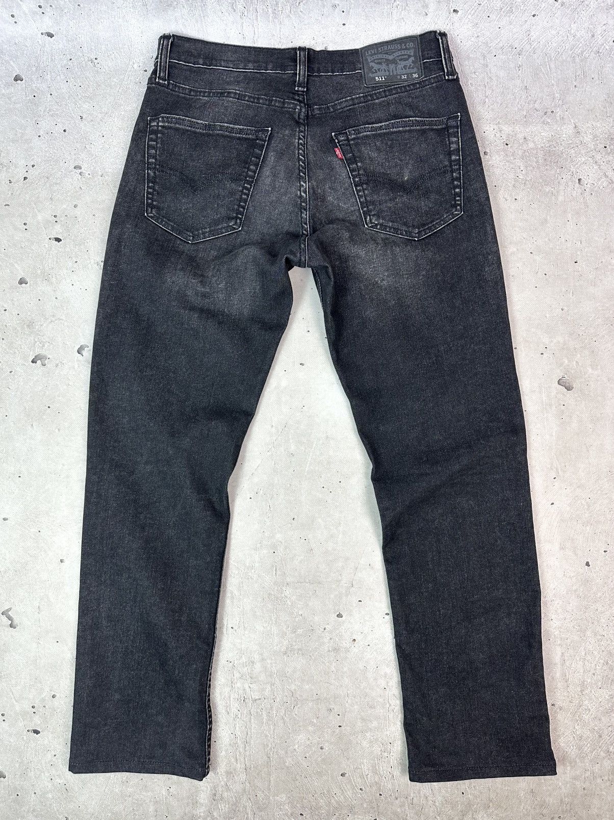 Levi's Levi’s 511 Grey Washed Cotton Straight Men’s Jeans Size US 32 / EU 48 - 1 Thumbnail