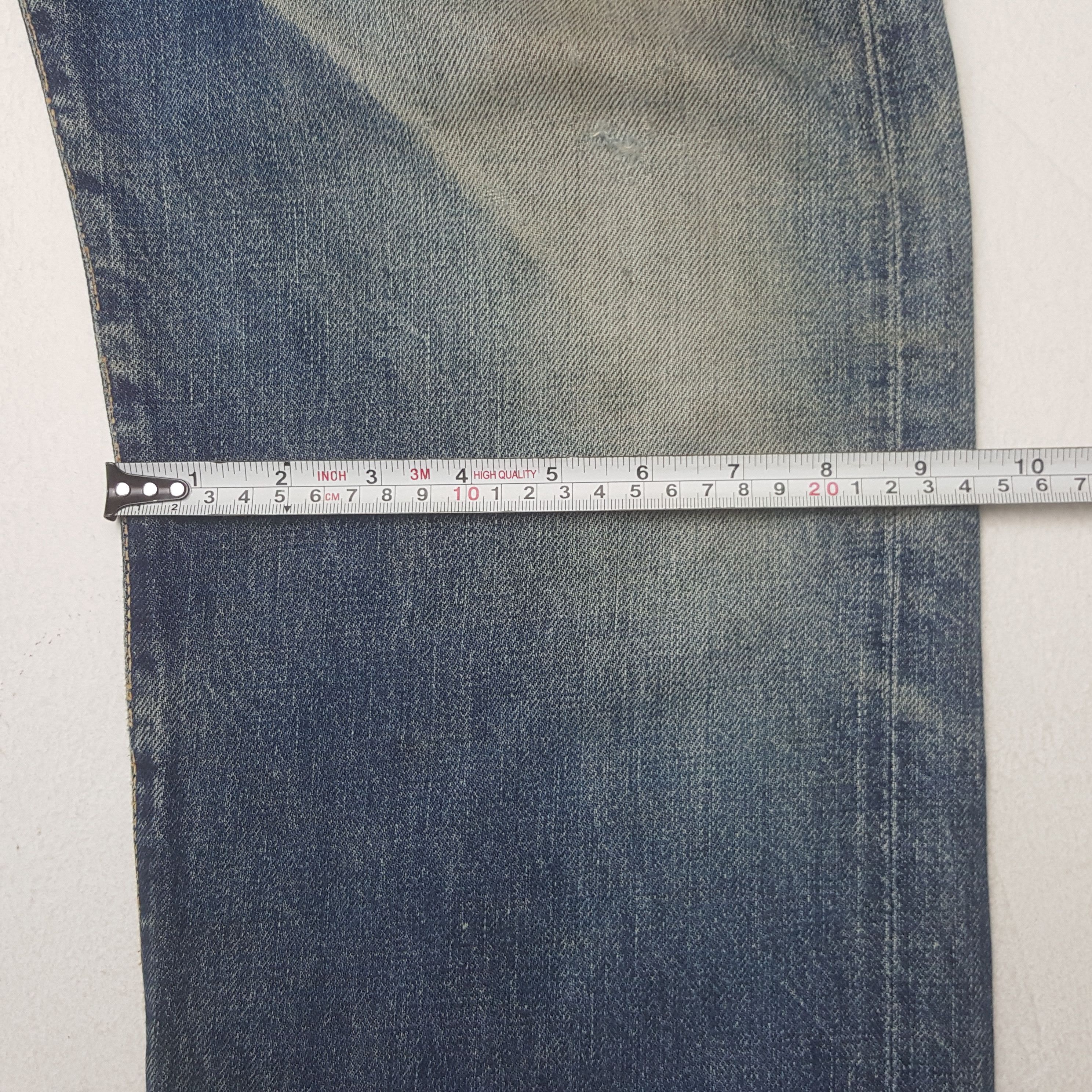 If Six Was Nine × Japanese Brand × Vintage Vintage Evis Japanese Brand Daicock Custom Art Denim Jeans Size US 29 - 12 Thumbnail
