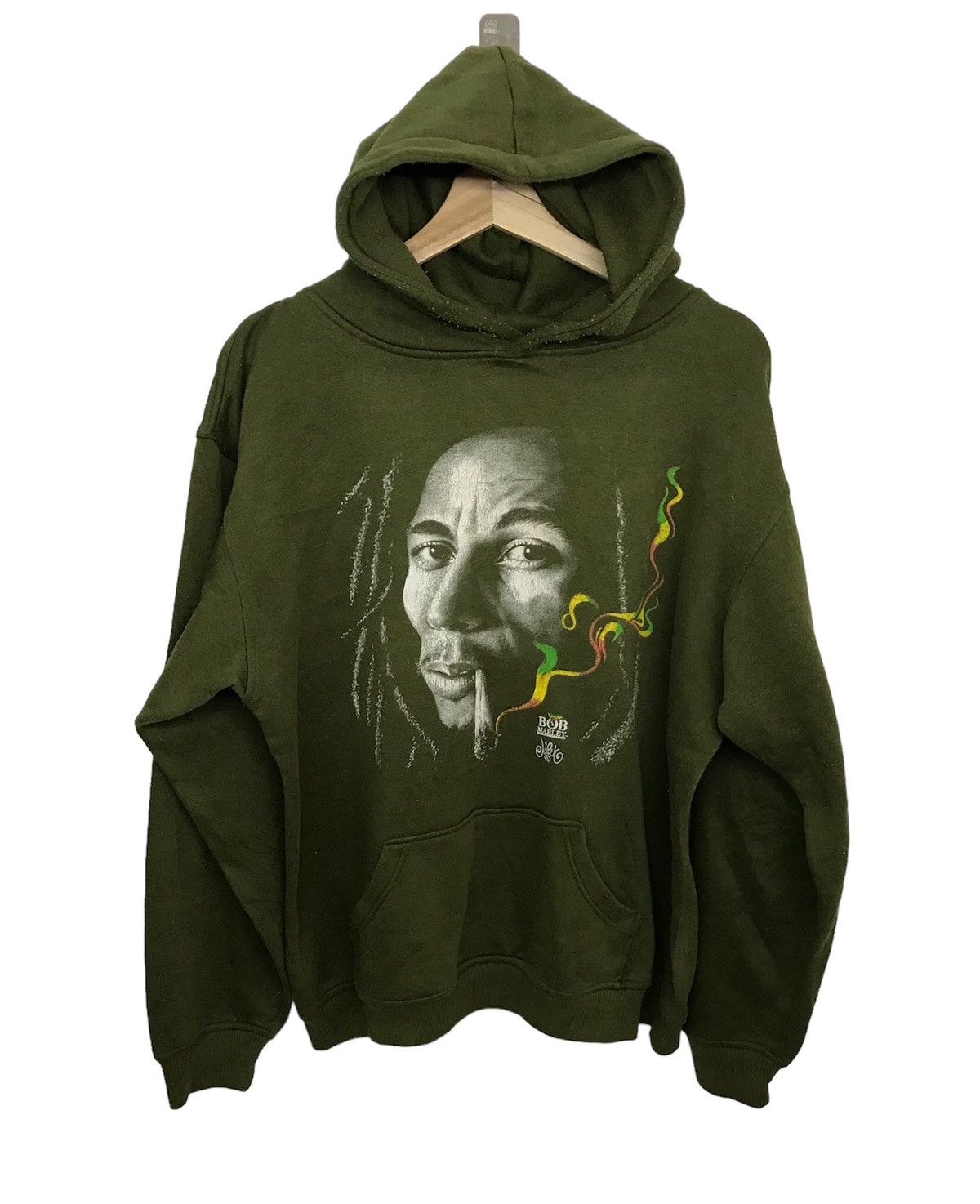 Bob Marley × Hall Of Fame × Vintage Vintage Bob Marley Hoodies Shirt Size US M / EU 48-50 / 2 - 1 Thumbnail