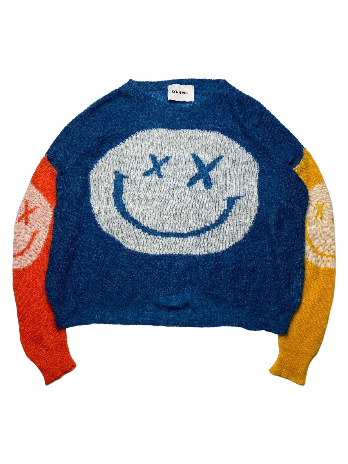 Japanese Brand LYN WEI - Mohair Knitted Top Size US L / EU 52-54 / 3 - 1 Thumbnail