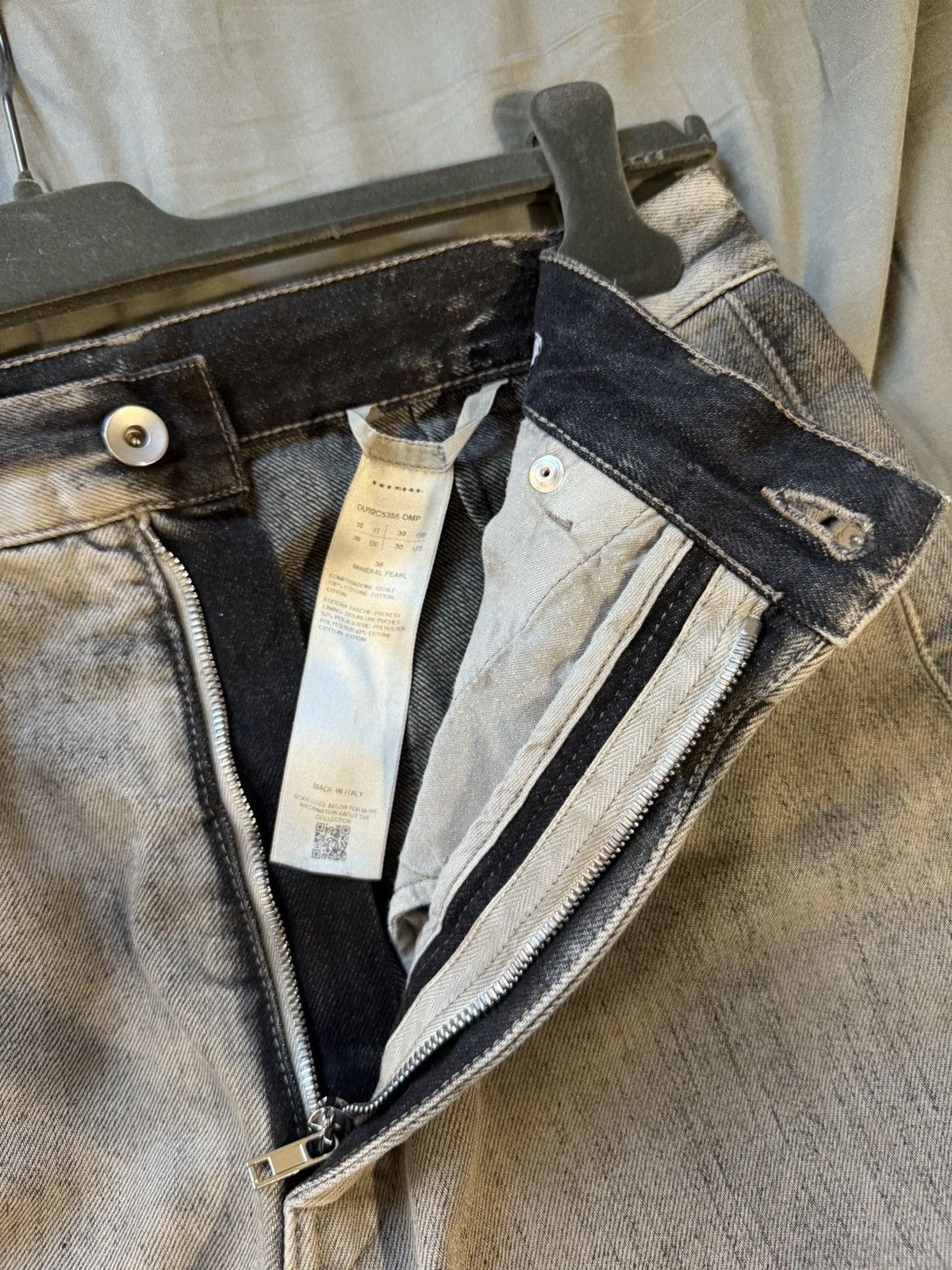 Rick Owens Rick Owens Geth Mineral Pearl Selvedge Size US 30 / EU 46 - 9 Thumbnail
