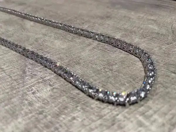 Japanese Brand Retro full diamond necklace Size ONE SIZE - 4 Thumbnail