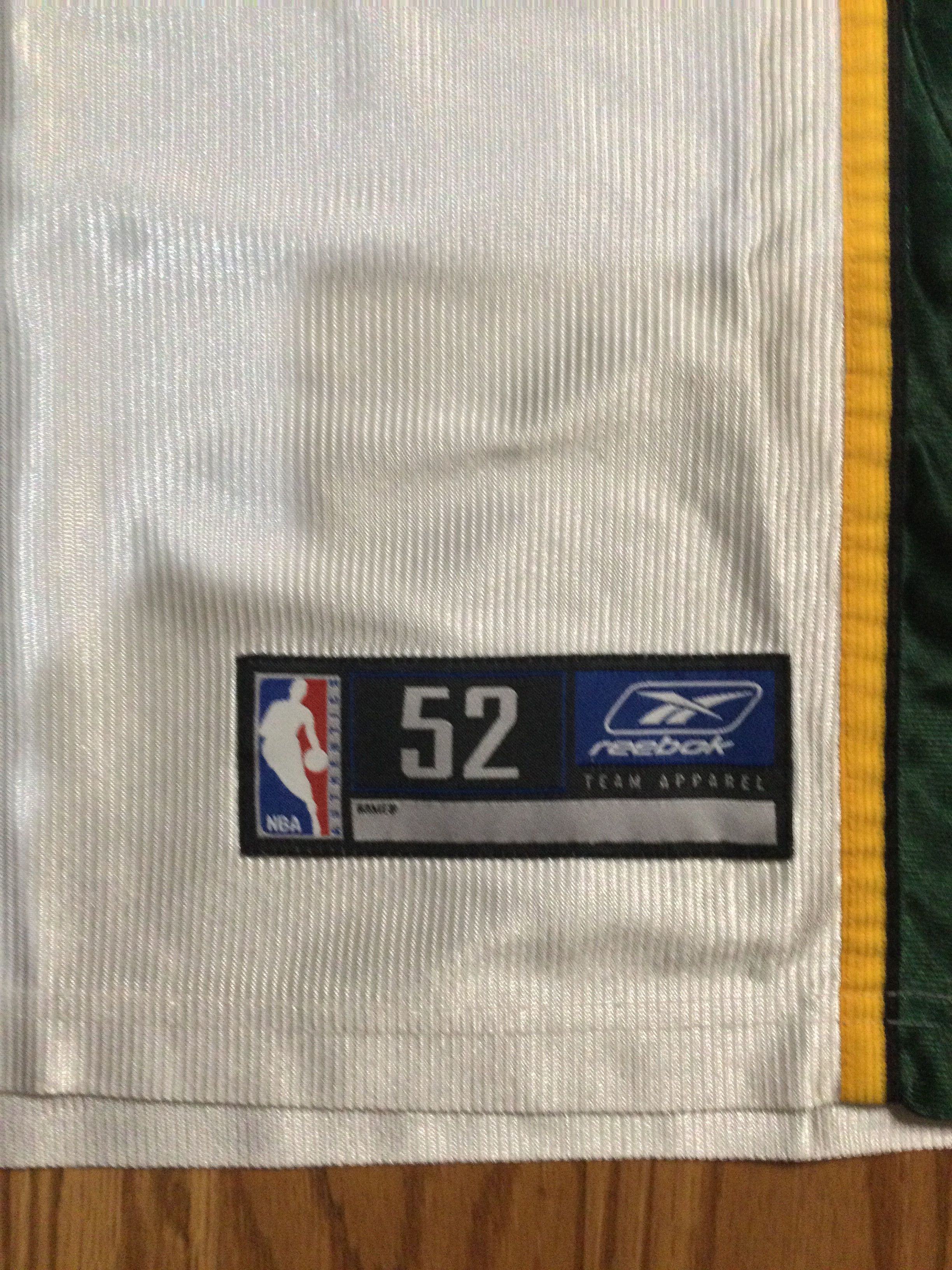 Reebok Authentic Seattle Supersonics Gary Payton Reebok NBA Jersey Size US XXL / EU 58 / 5 - 3 Thumbnail