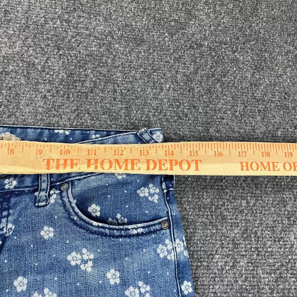 Free People Free People Jeans Women's W 25 Denim Floral Distressed Size 25" / US 0 / IT 36 - 3 Thumbnail