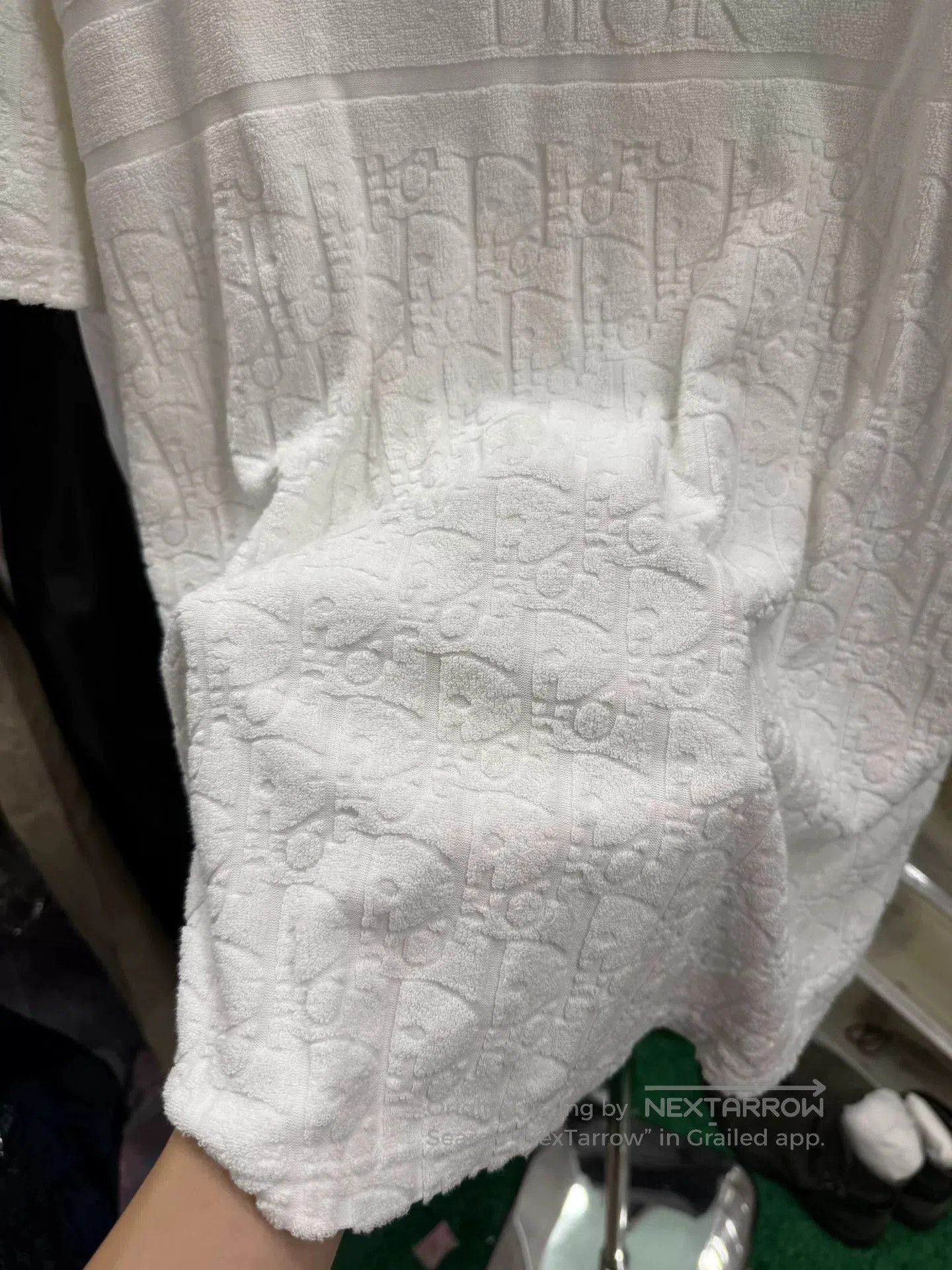Dior dior oblique logo short sleeve towel top. Size US L / EU 52-54 / 3 - 2 Thumbnail