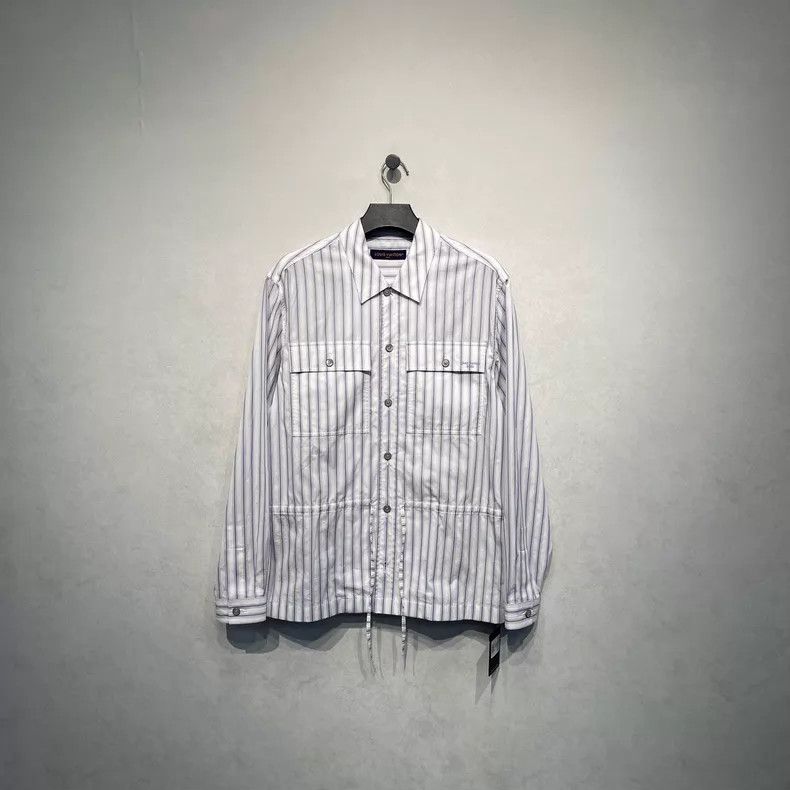 Louis Vuitton Louis Vuitton SS26 Vertical Stripe Long Sleeve Shirt Size US XL / EU 56 / 4 - 2 Thumbnail
