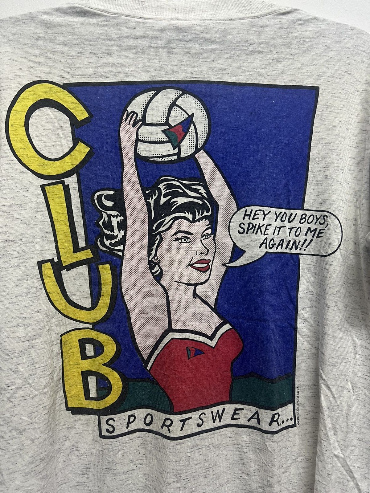 Vintage Vintage 80’s Roy Licheinstein Club Sportwear Pop Art Tee Size US M / EU 48-50 / 2 - 2 Thumbnail