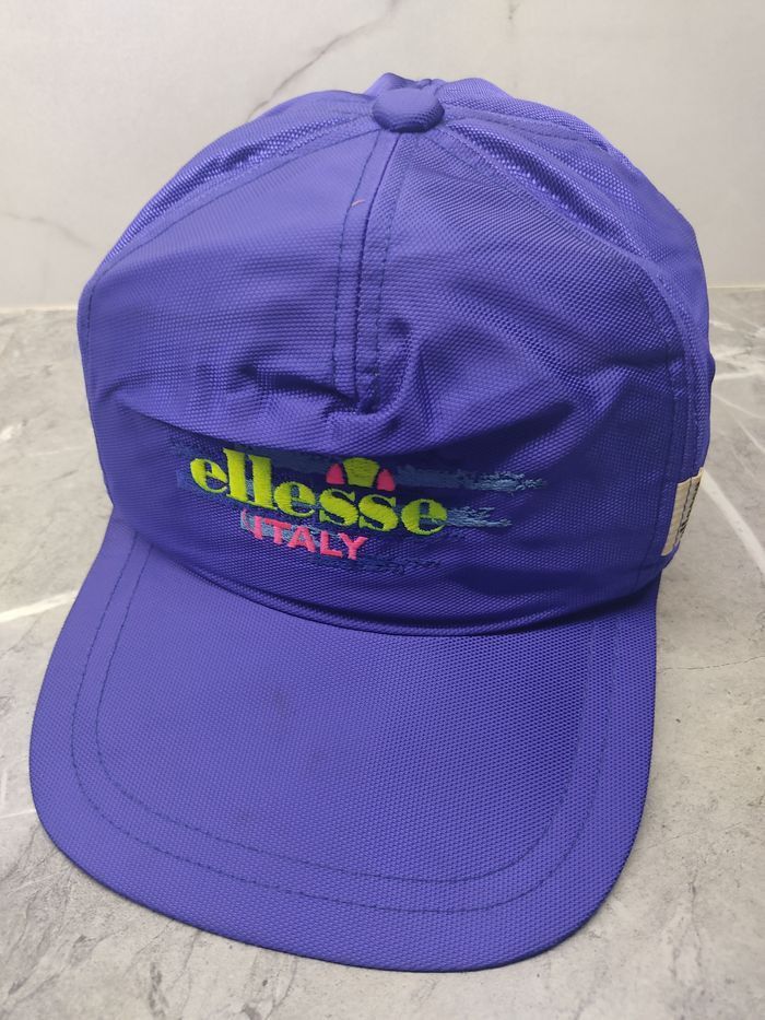 Ellesse Vintage Ellesse Earflap Cap Hat (Made In Japan) Size ONE SIZE - 1 Thumbnail