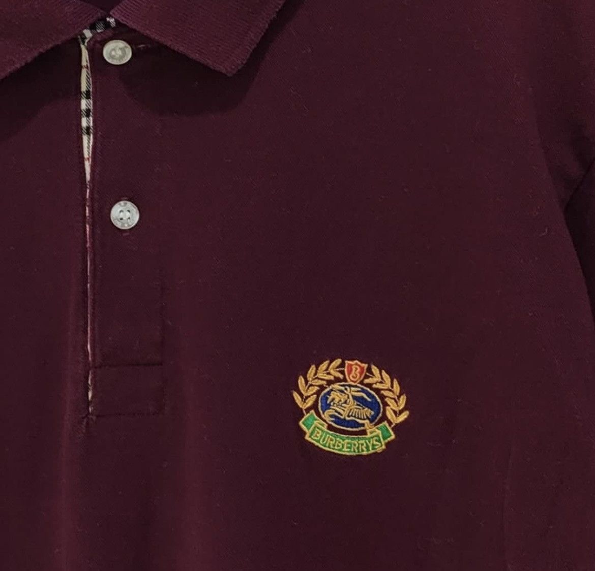 Burberry Rare Colour‼️Vintage Burberrys Long Sleeve Polos Size US M / EU 48-50 / 2 - 2 Thumbnail