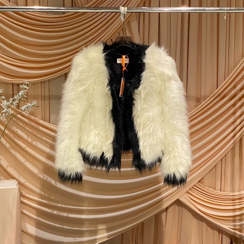 Saint Laurent Paris Saint Laurent Colorblock Fur Jacket Size US L / EU 52-54 / 3 - 1 Thumbnail