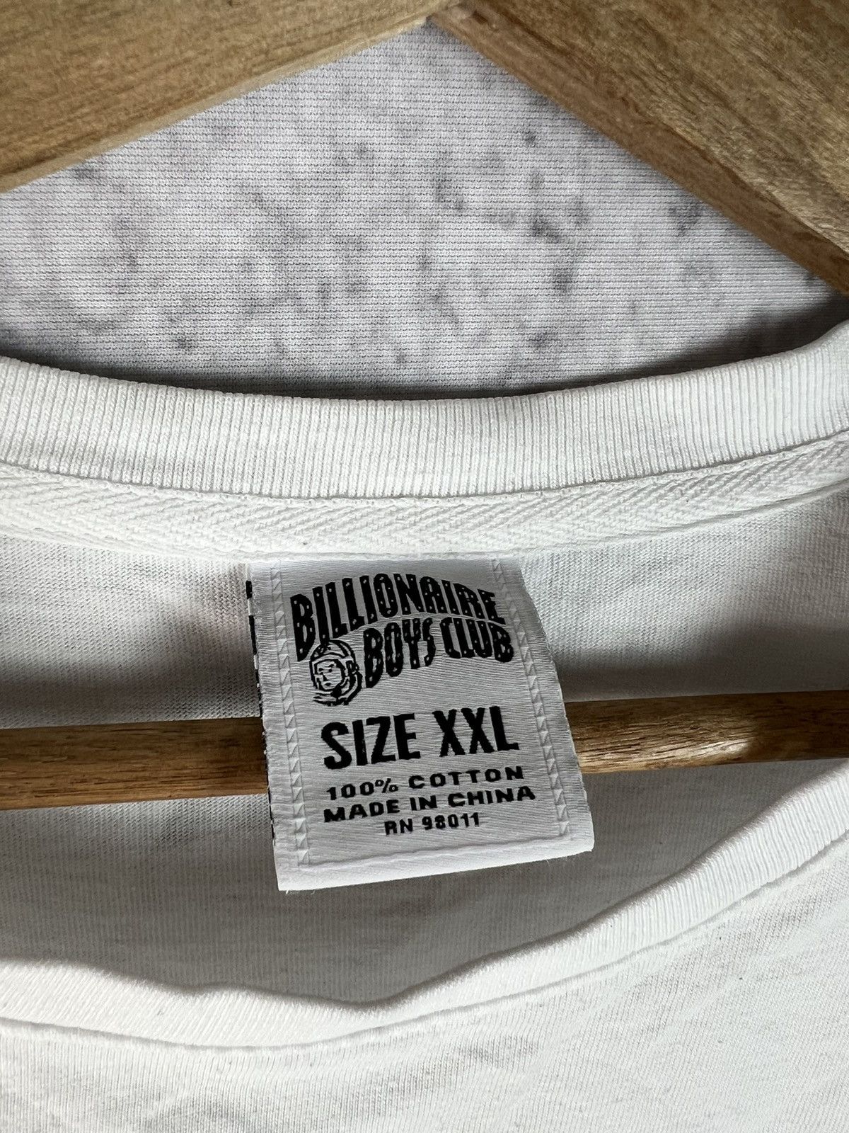 Billionaire Boys Club Billionaire Boys Club T-shirt White Logo BBC Size US XXL / EU 58 / 5 - 3 Thumbnail