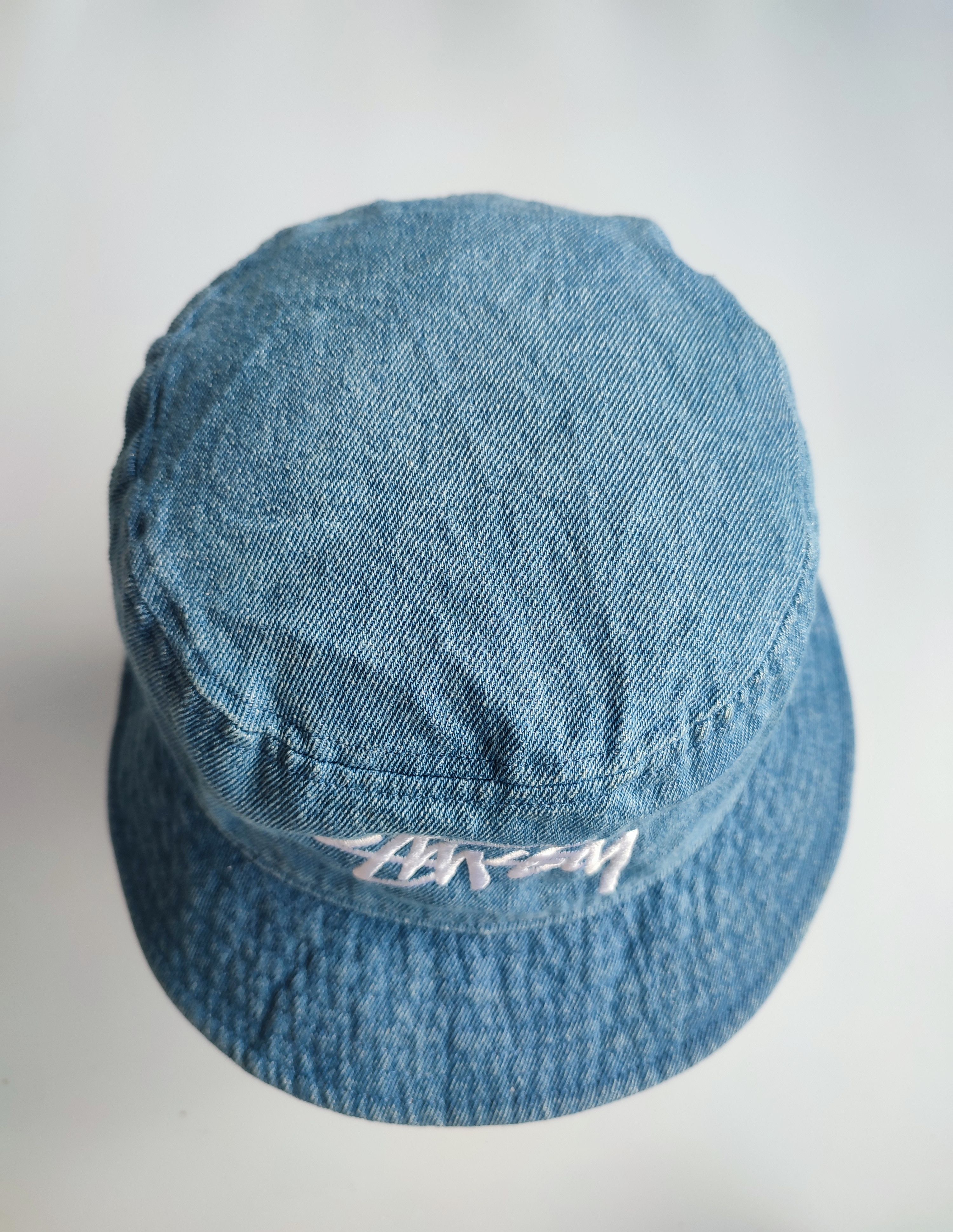 Stussy STUSSY X STREETWEAR DENIM BUCKET HAT Size ONE SIZE - 5 Thumbnail