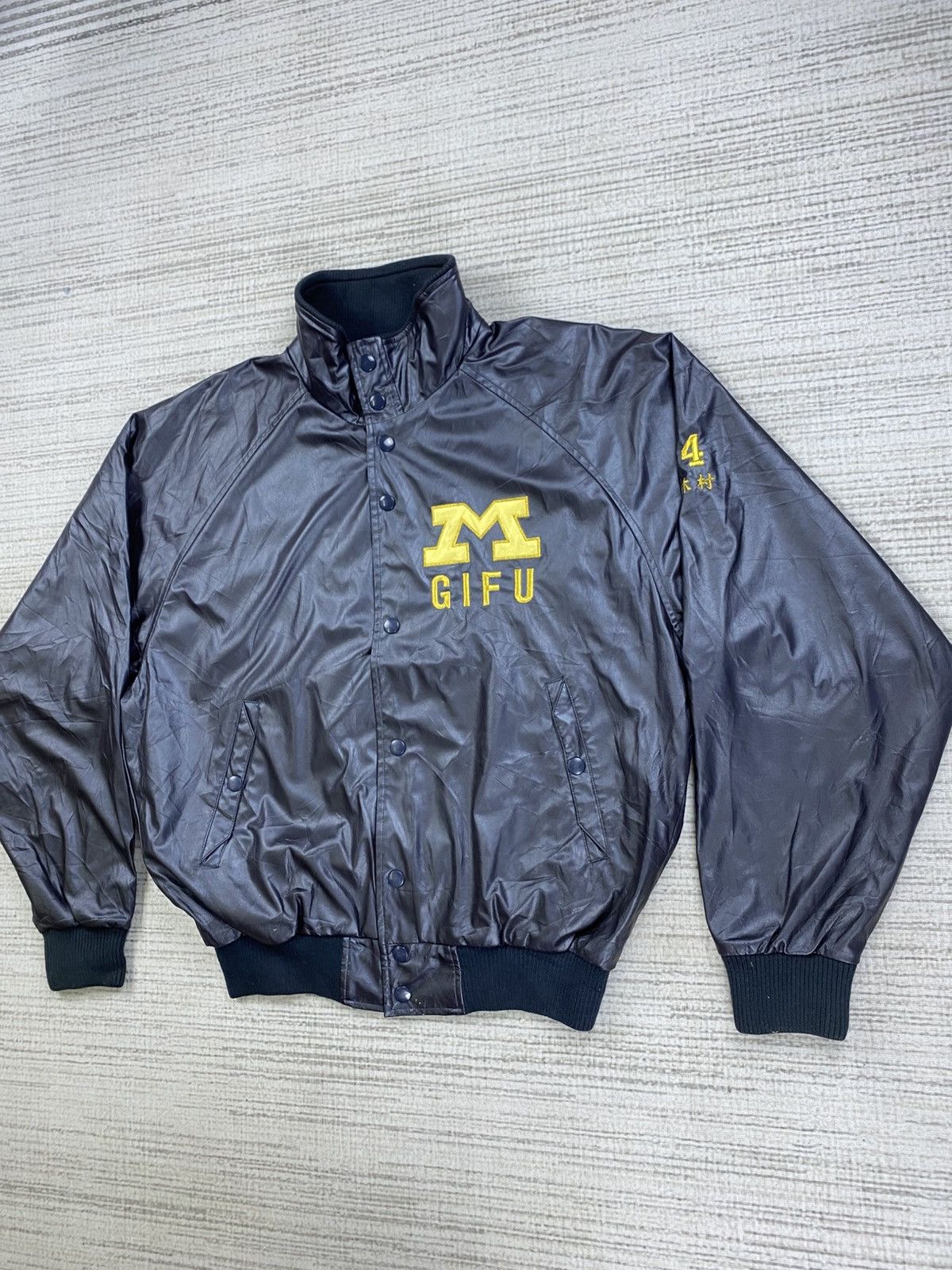 Japanese Brand × Mizuno × Vintage Vintage 90s Mizuno Gifu Japan Baseball Team Bombers Jacket Size US L / EU 52-54 / 3 - 5 Thumbnail