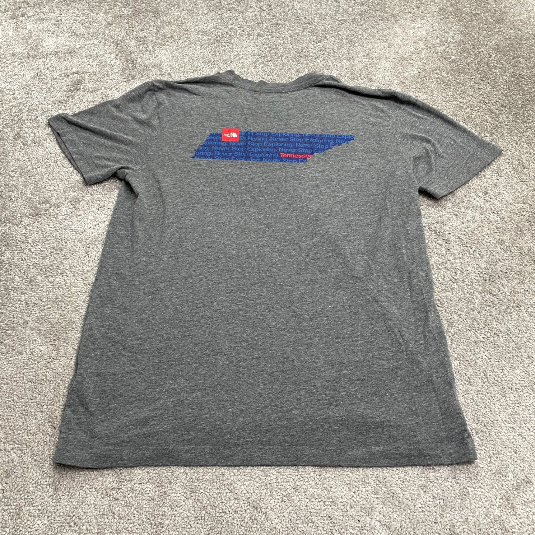 The North Face The North Face T-Shirt Crew Neck Men M Gray Short Sleeve Casual Tee Size US M / EU 48-50 / 2 - 2 Thumbnail