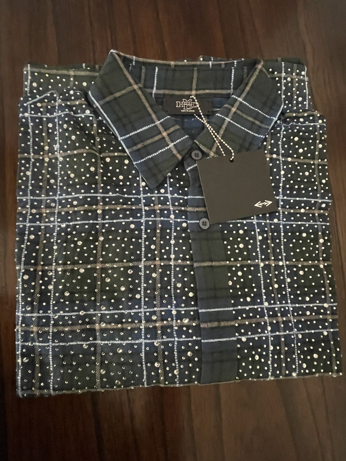 HMDD Hmdd green disco flannel / sunfaded flannel Size US XL / EU 56 / 4 - 1 Thumbnail