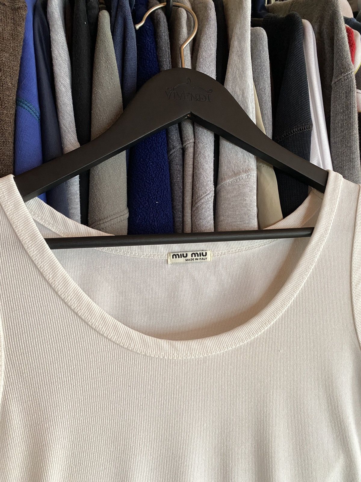 Miu Miu VINTAGE MIU MIU BASIC TANK TOP Size M / US 6-8 / IT 42-44 - 3 Thumbnail