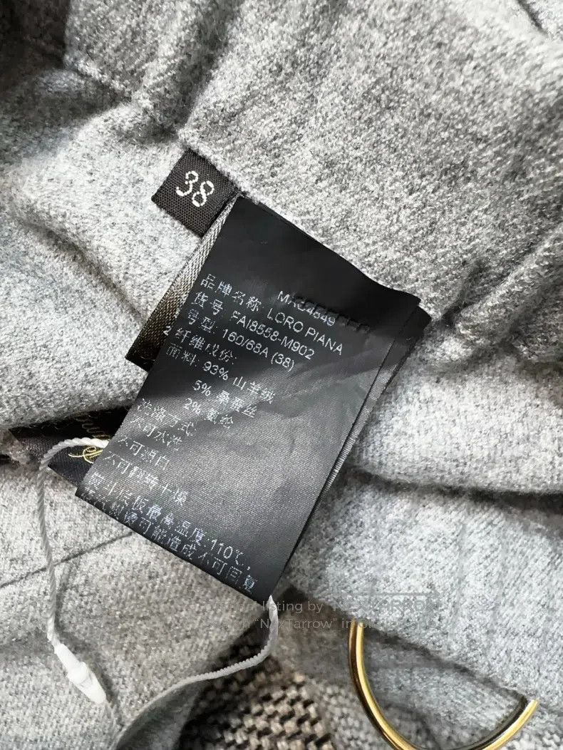 Loro Piana Loro Piana Light gray cashmere suit trousers Size 25" / US 0 / IT 36 - 6 Thumbnail