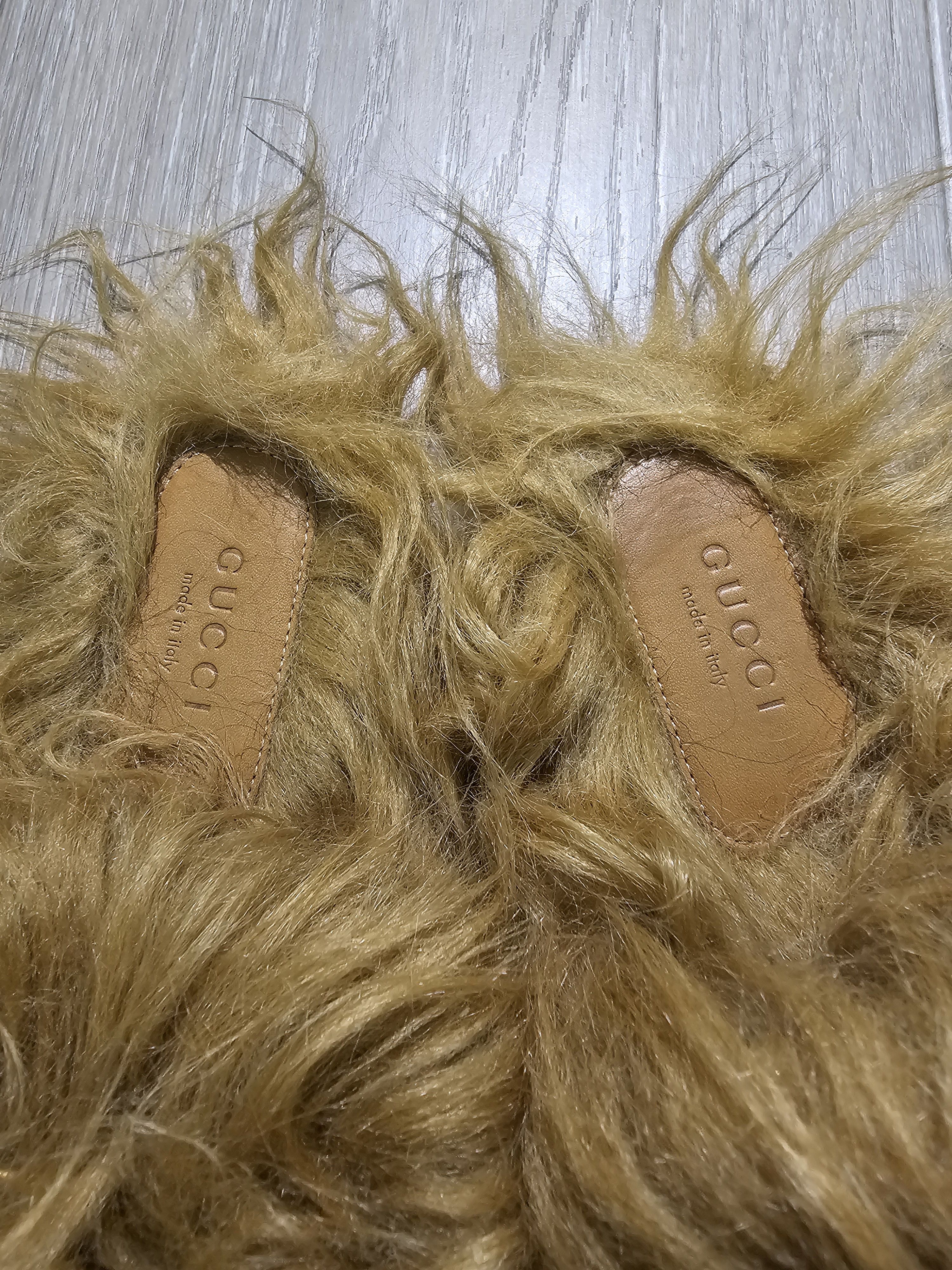 Gucci Gucci Princetown Horsebit Long Hair Slippers Size US 8 / IT 38 - 4 Thumbnail